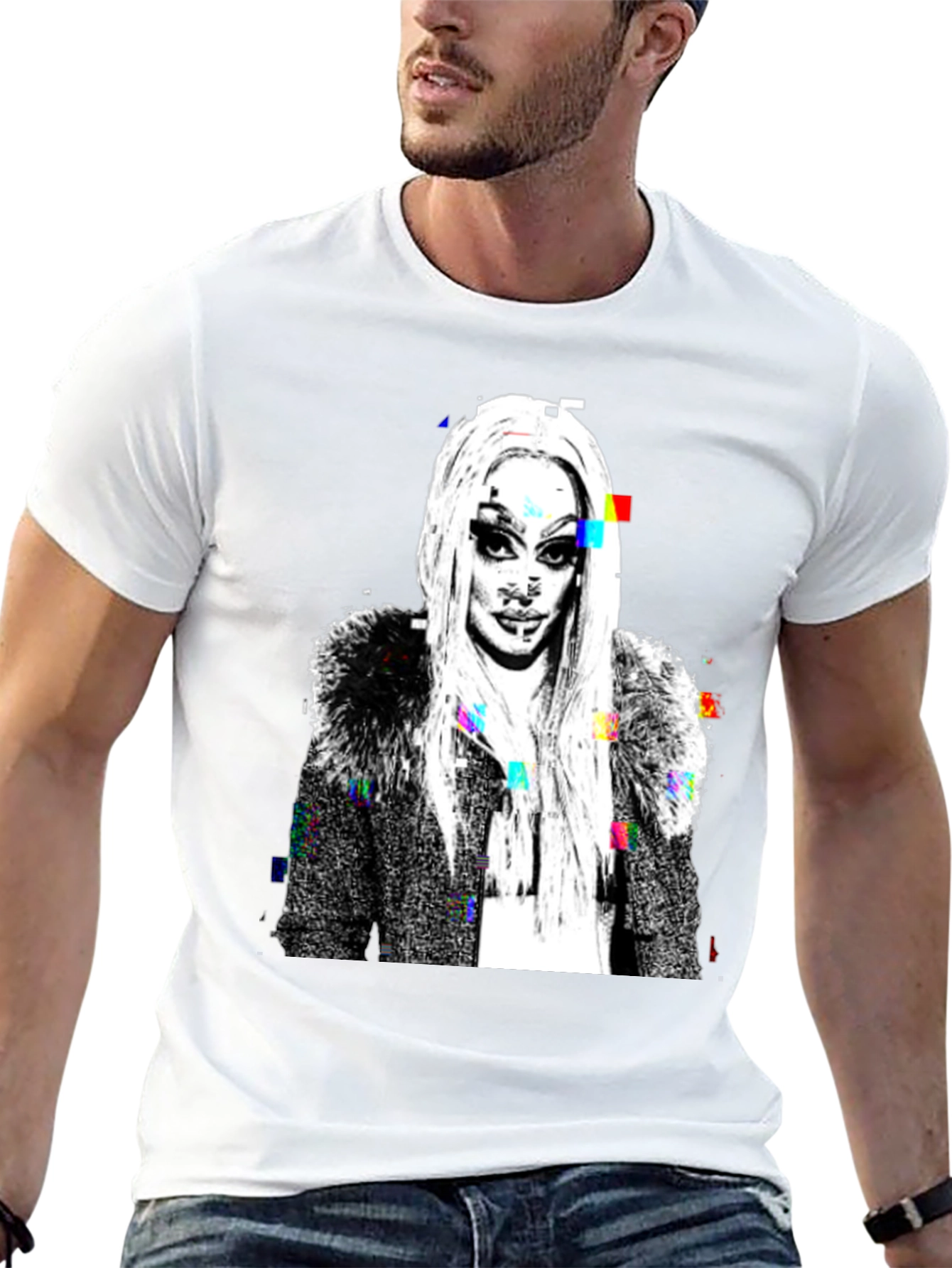 Glitch Art Drag Queen T-Shirt