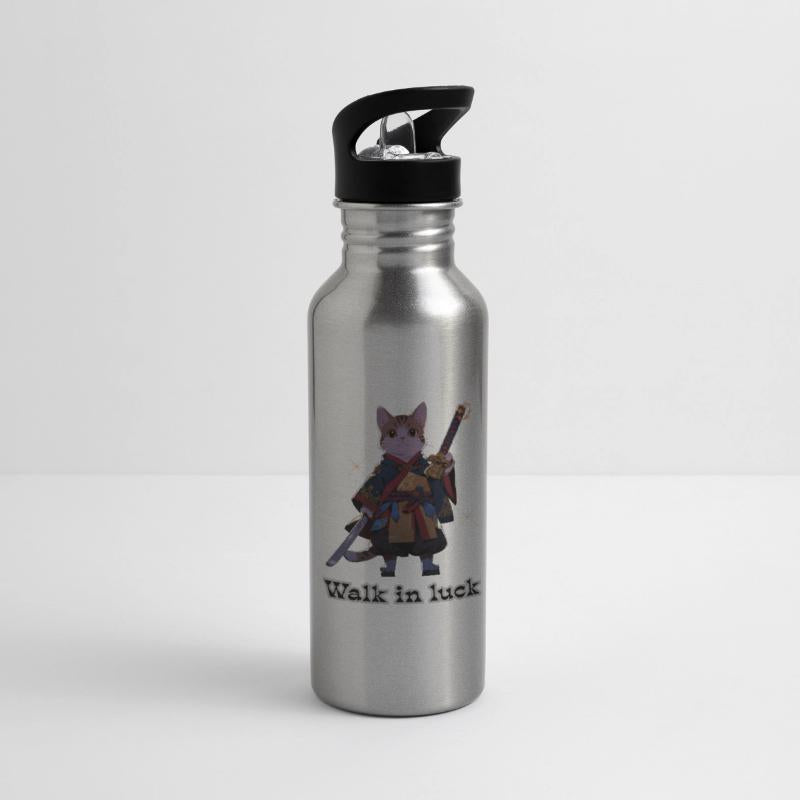 Samurai Cat Illustration for Apparel