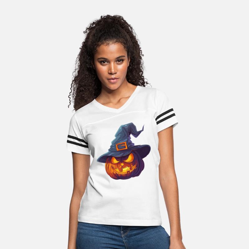 Spooky Jack-o'-Lantern Adorned with a Witch's Hat