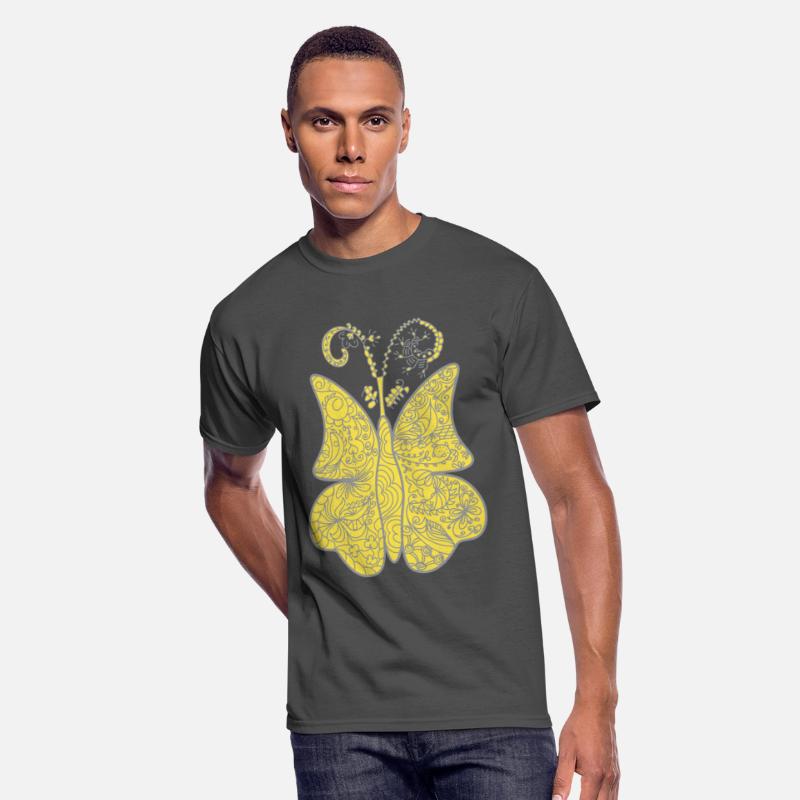 Surreal butterfly drawing in outline style