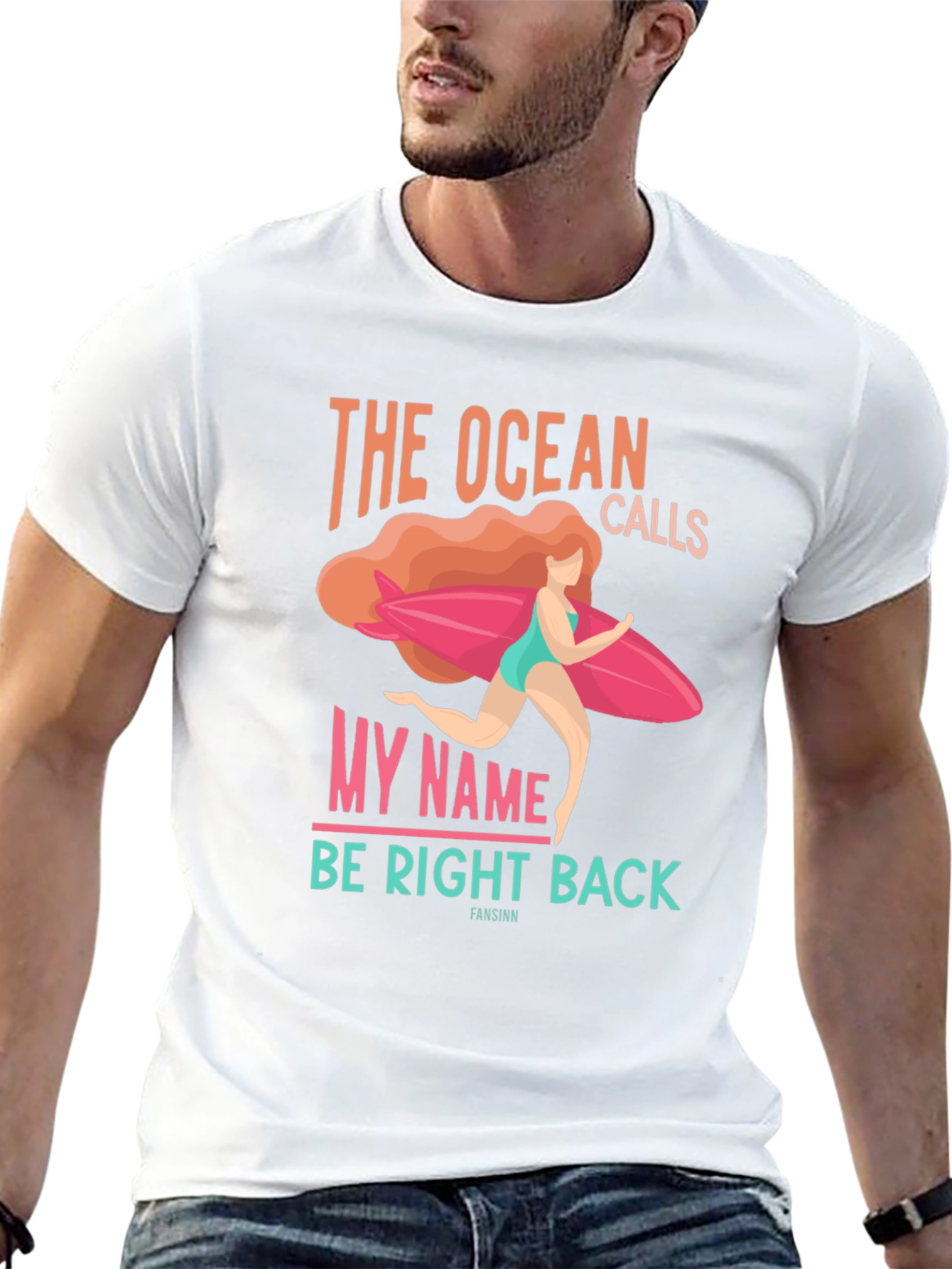 Ocean Calls Graphic T-Shirt - Black