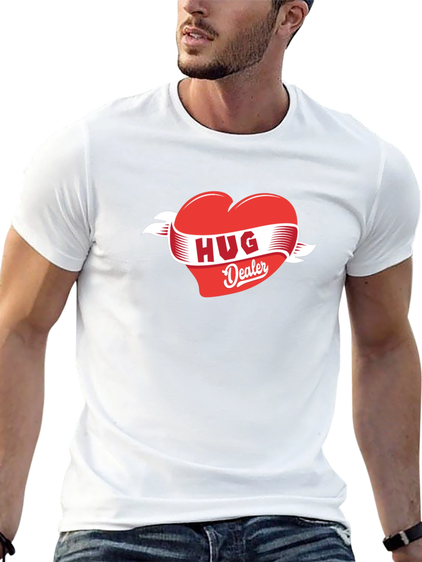 Hug Dealer Graphic T-Shirt - Comfortable Fit