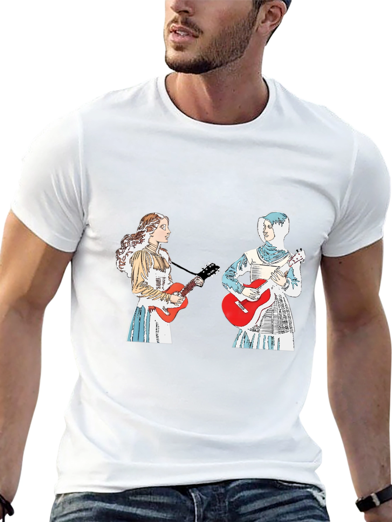Medieval Rock Band Graphic Tee