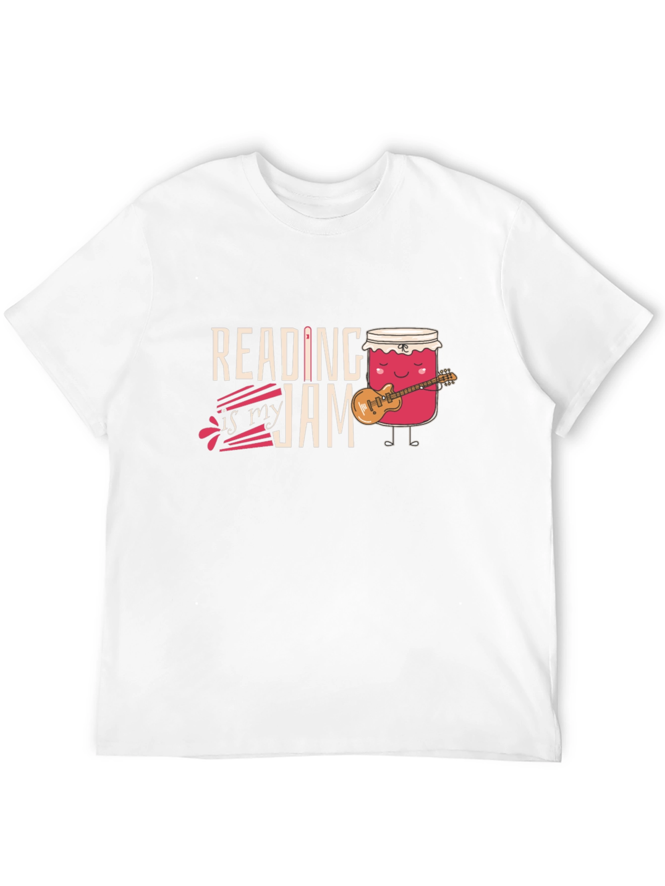 Reading is My Jam Funny Graphic Tee