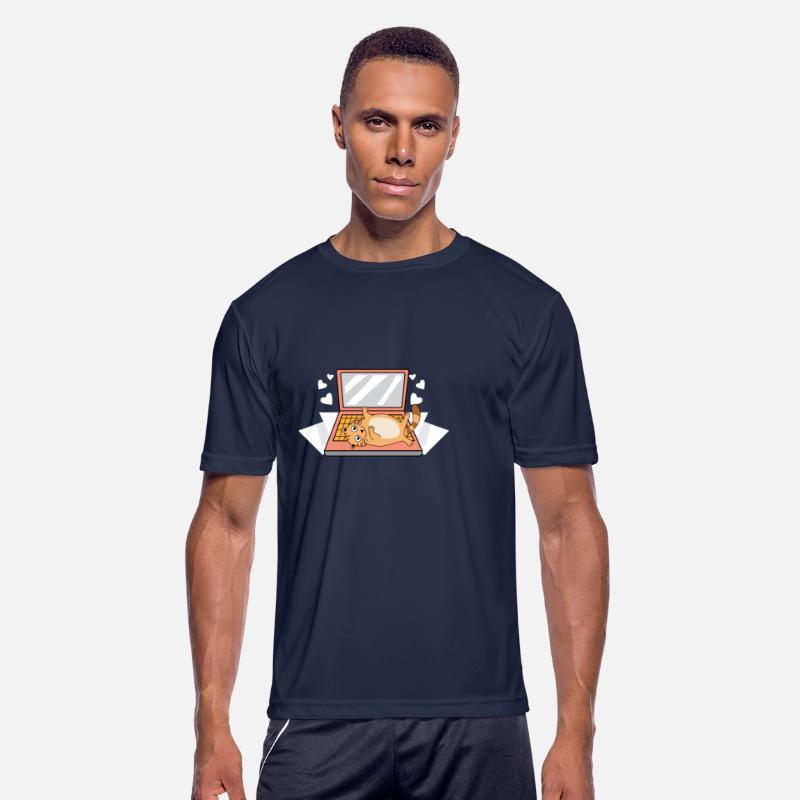 Tired Cat Techie Person Gift