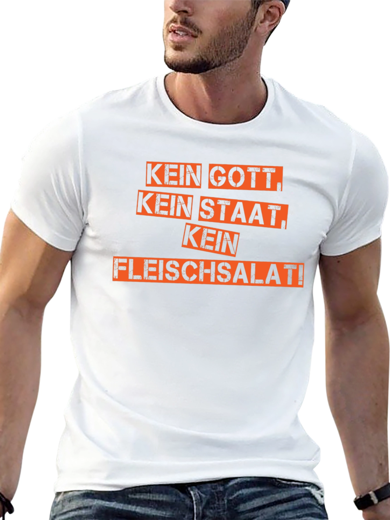 Kein Gott Kein Staat Kein Fleischsalat T-Shirt
