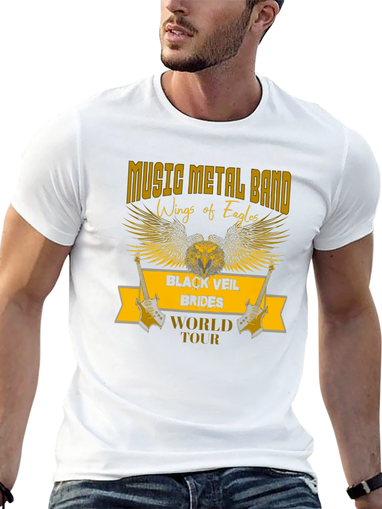 Black Veil Brides World Tour Graphic T-Shirt
