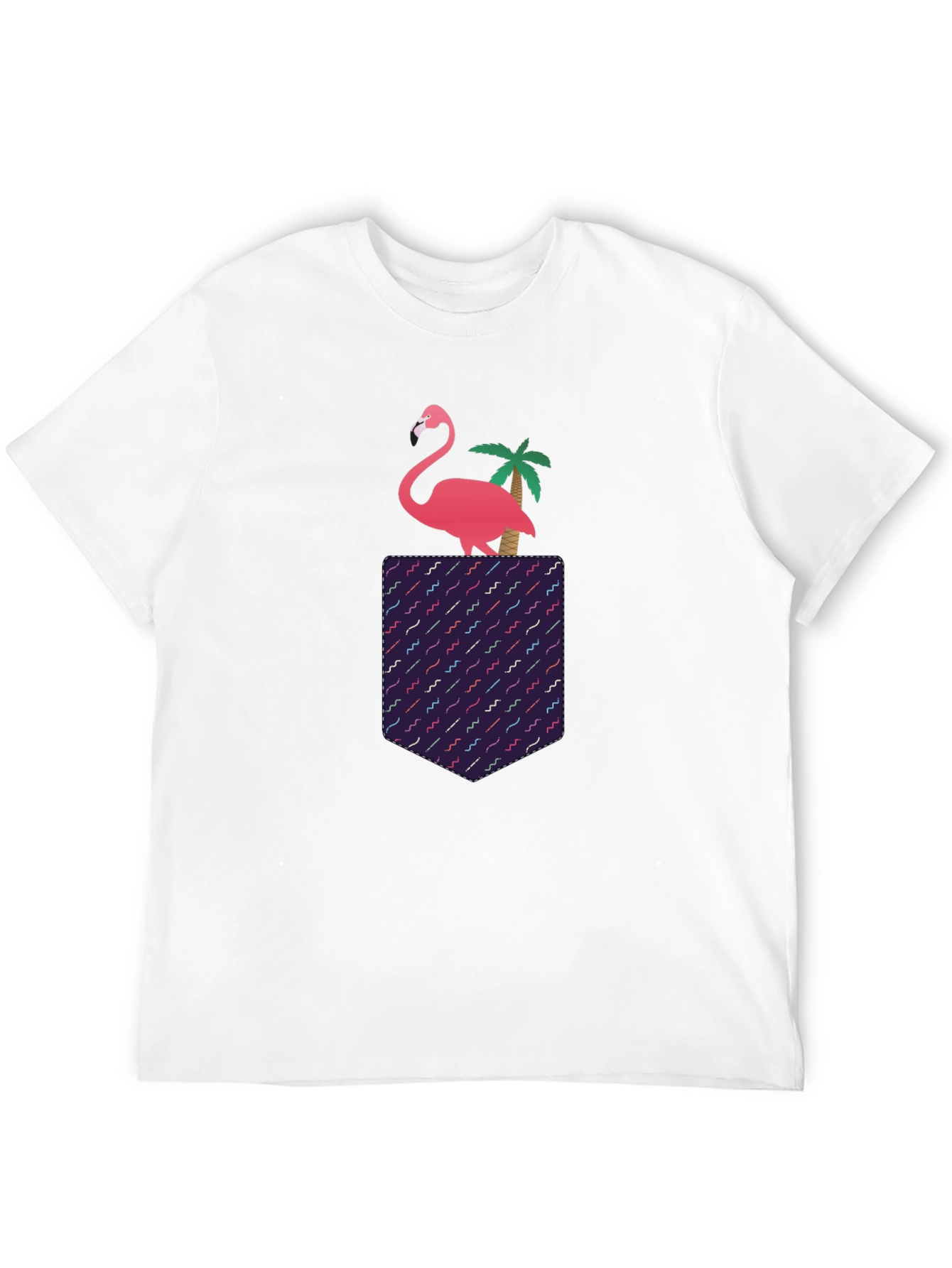 Flamingo Pocket T-Shirt