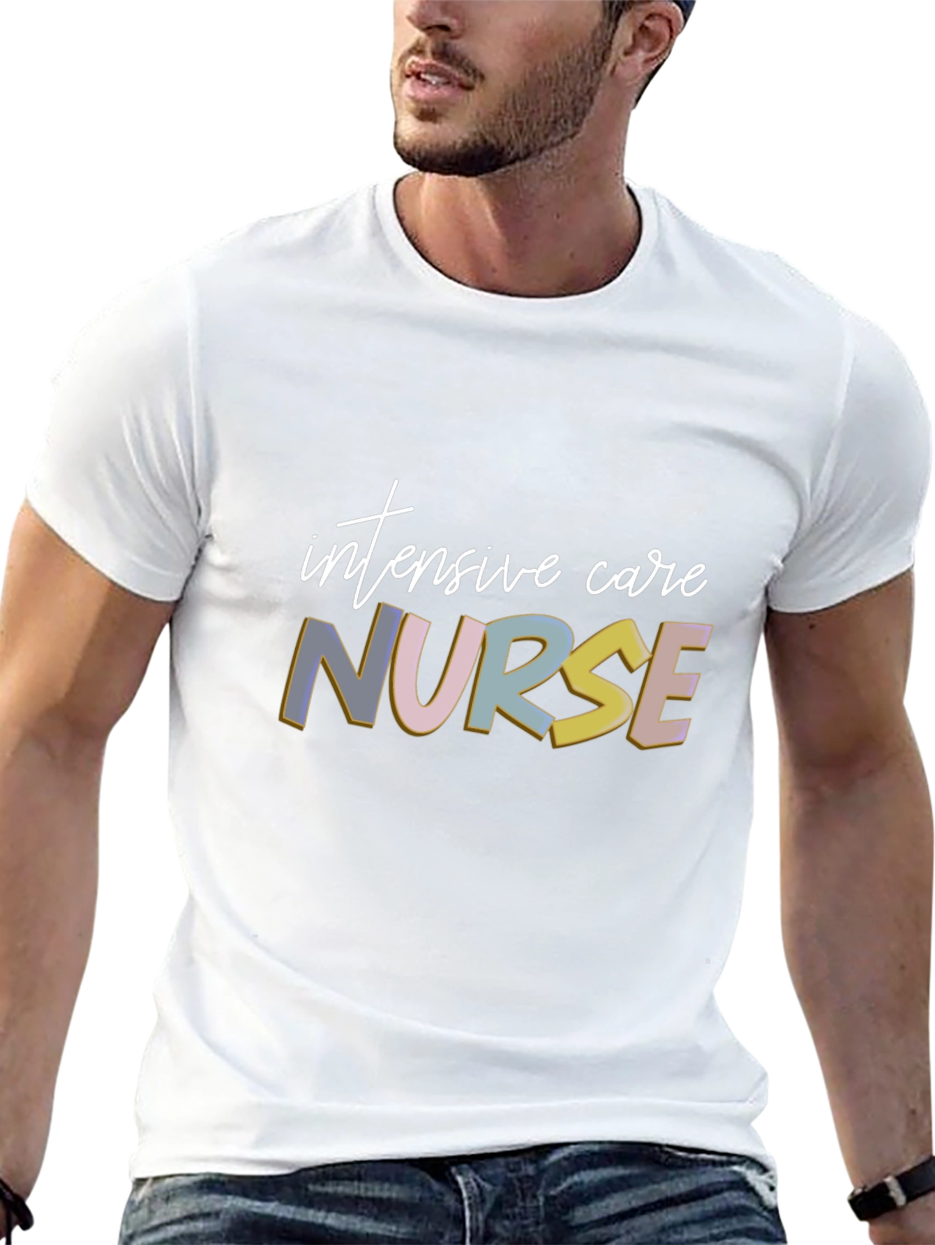 Intensive Care Nurse Graphic T-Shirt
