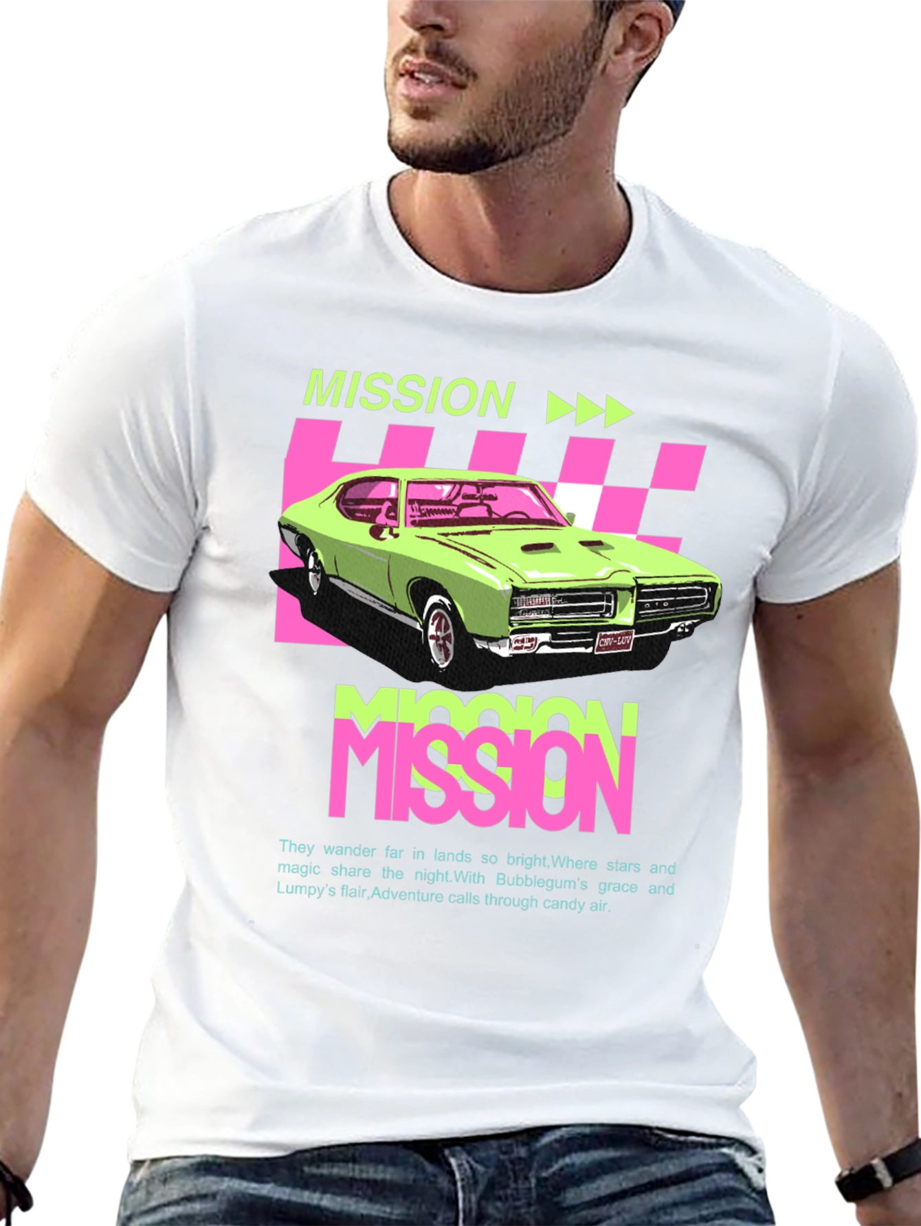 Mission Car Graphic T-Shirt