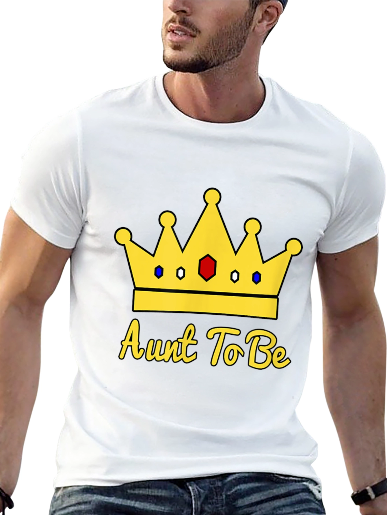 Aunt To Be Crown T-Shirt