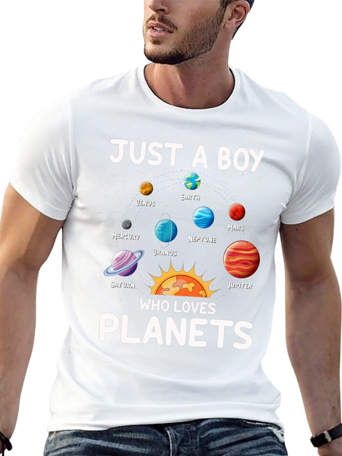 Boys Planets T-Shirt - Space Lover Tee