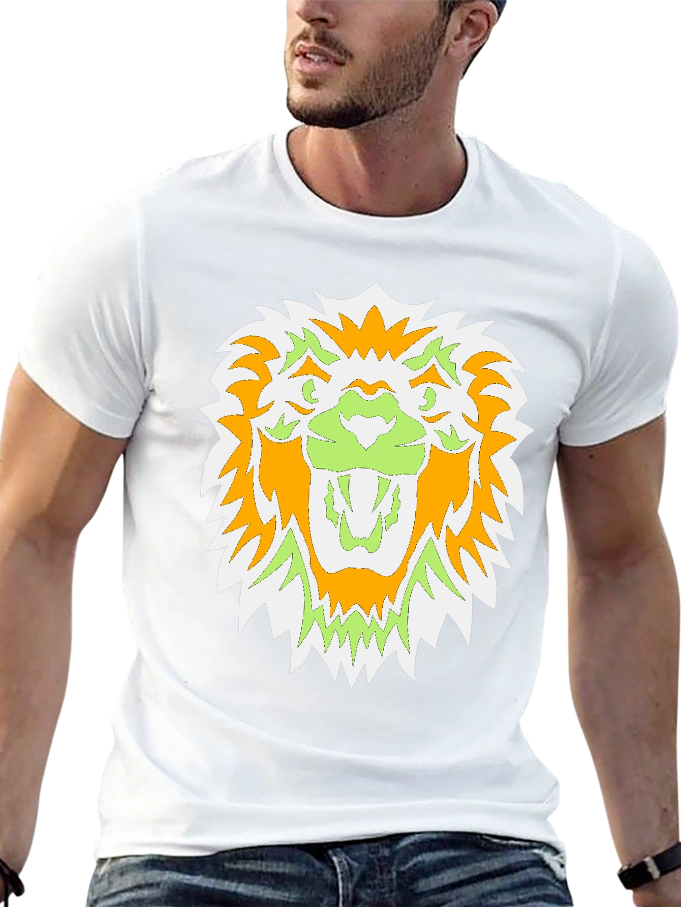 Roaring Lion Graphic Tee - Bold Statement Style