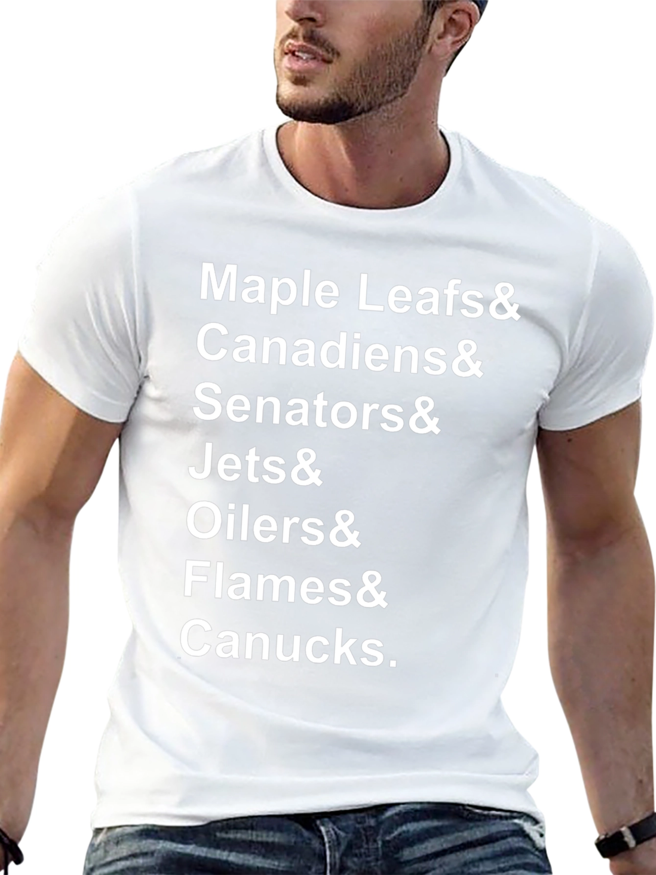 Hockey Teams List Black T-Shirt