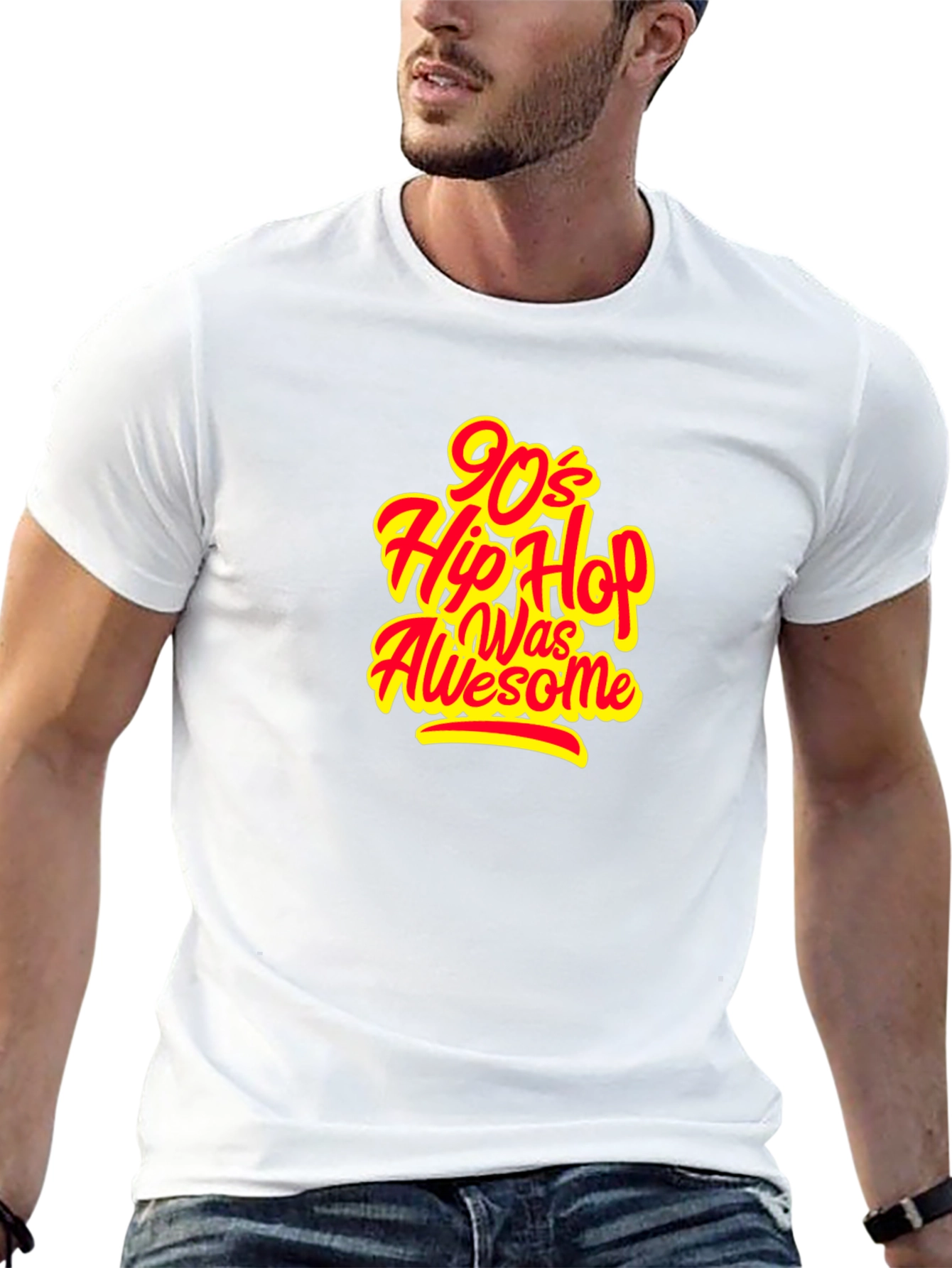 90s Hip Hop T-Shirt - Black
