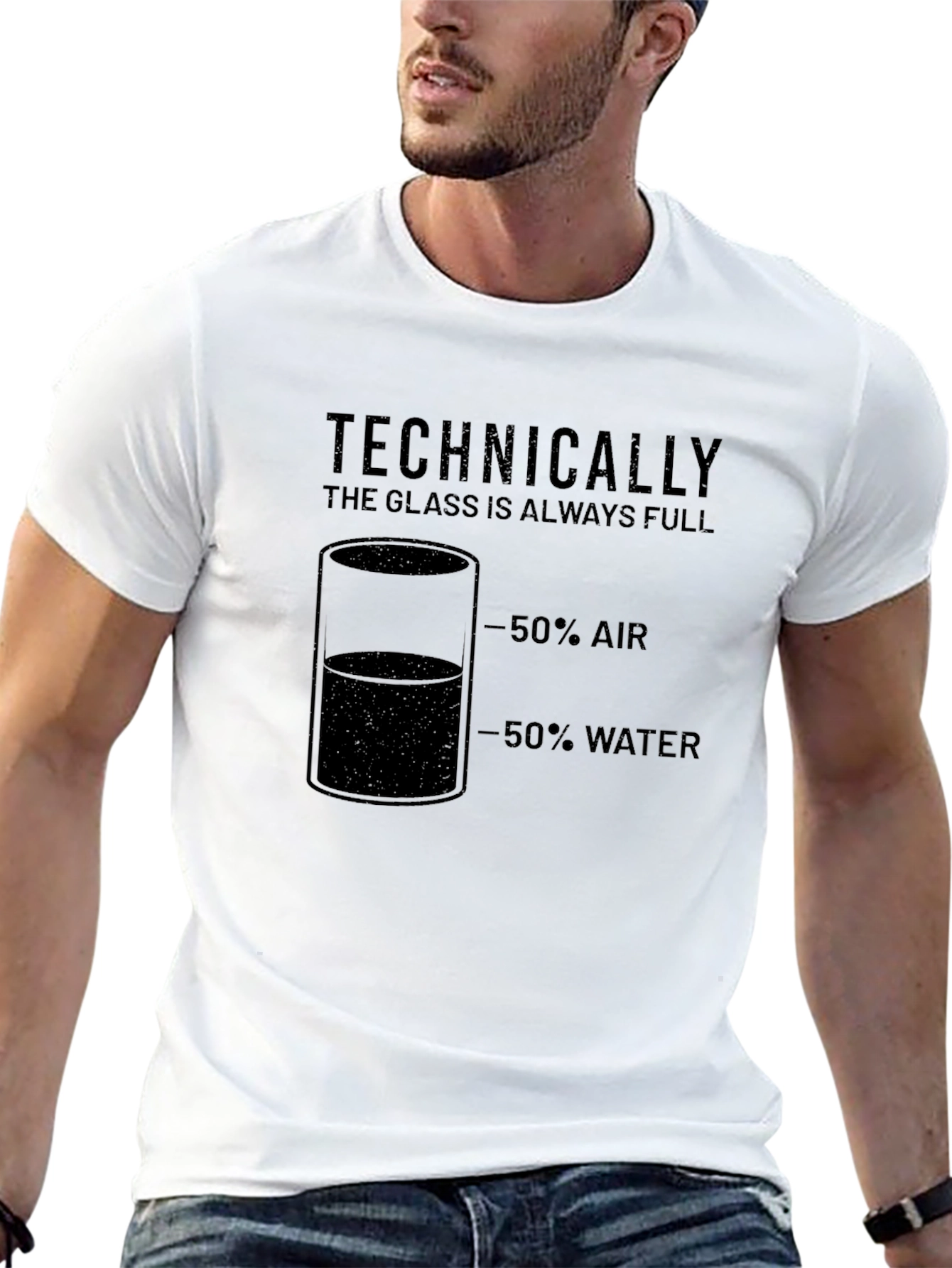Technically Full T-Shirt - Funny Science Tee