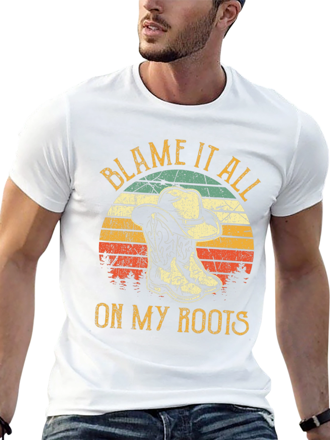 Blame It All On My Roots Graphic T-Shirt