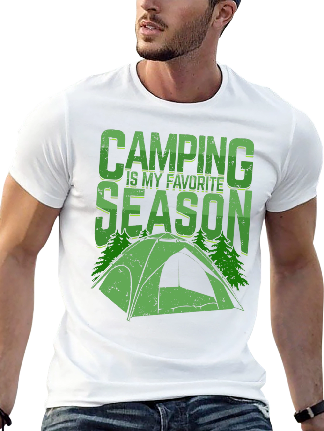 Camping Is My Favorite Season Graphic Tee