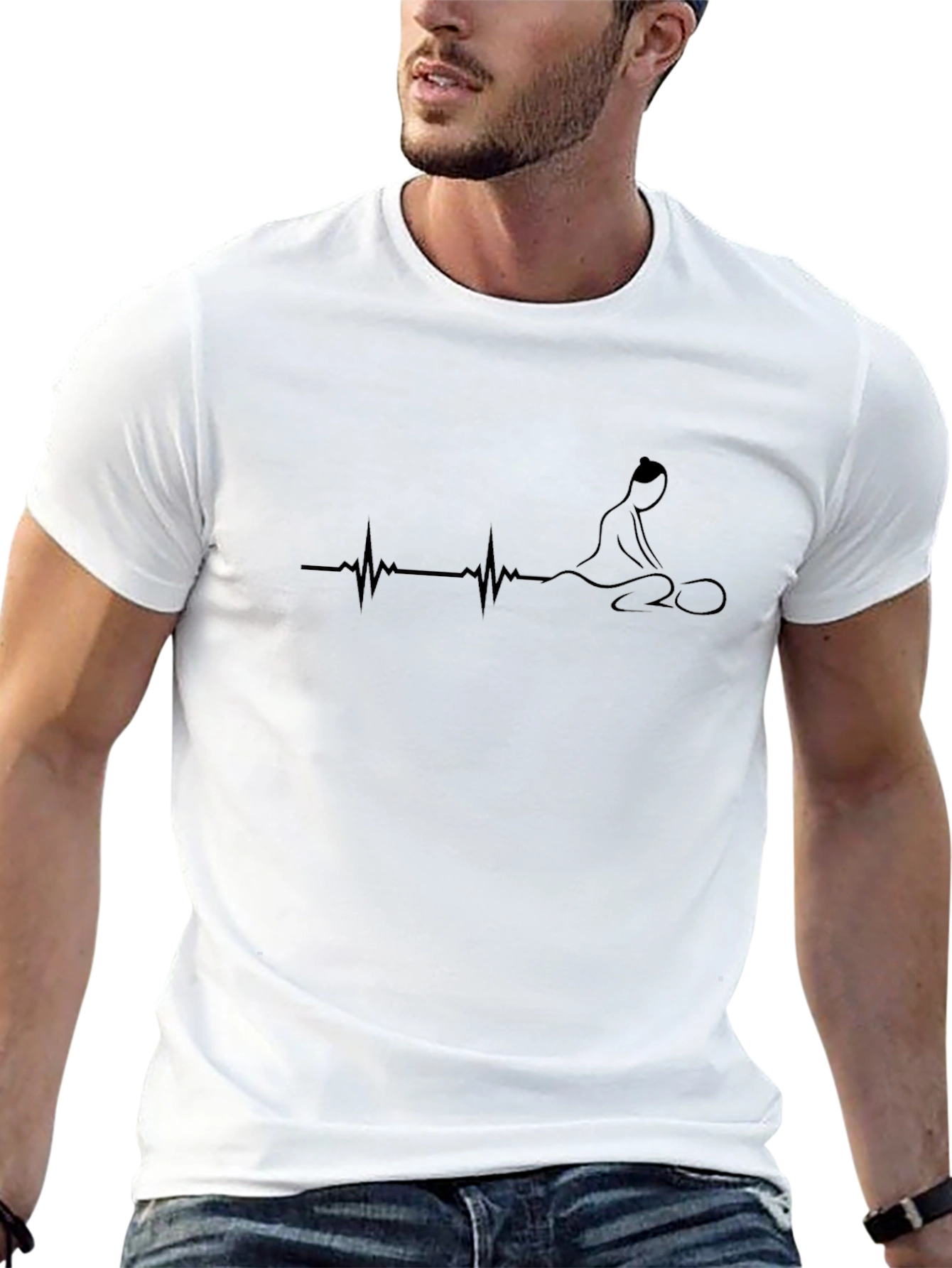 Zen Pulse Black T-Shirt