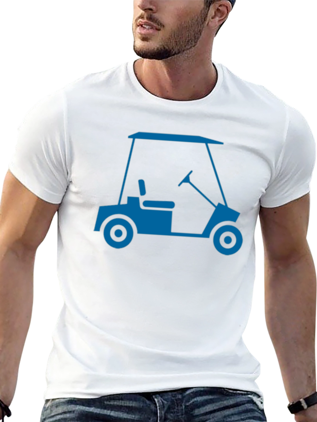 Golf Cart Graphic Tee - Cool & Casual