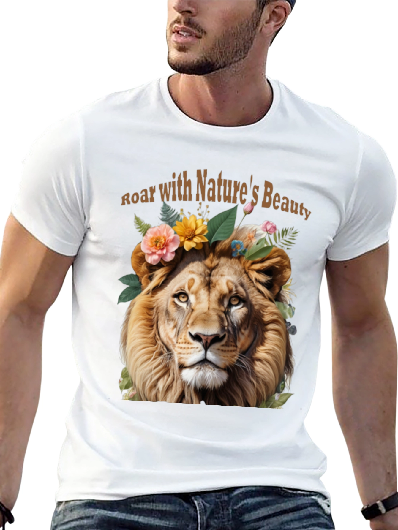 Natures Beauty Lion Graphic Tee