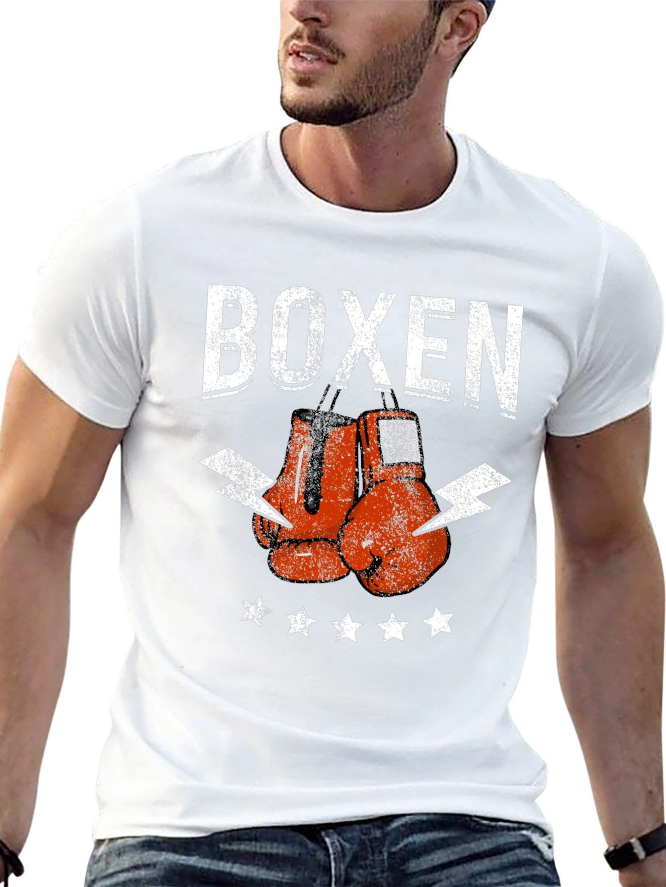 Boxen Boxing Gloves Graphic T-Shirt