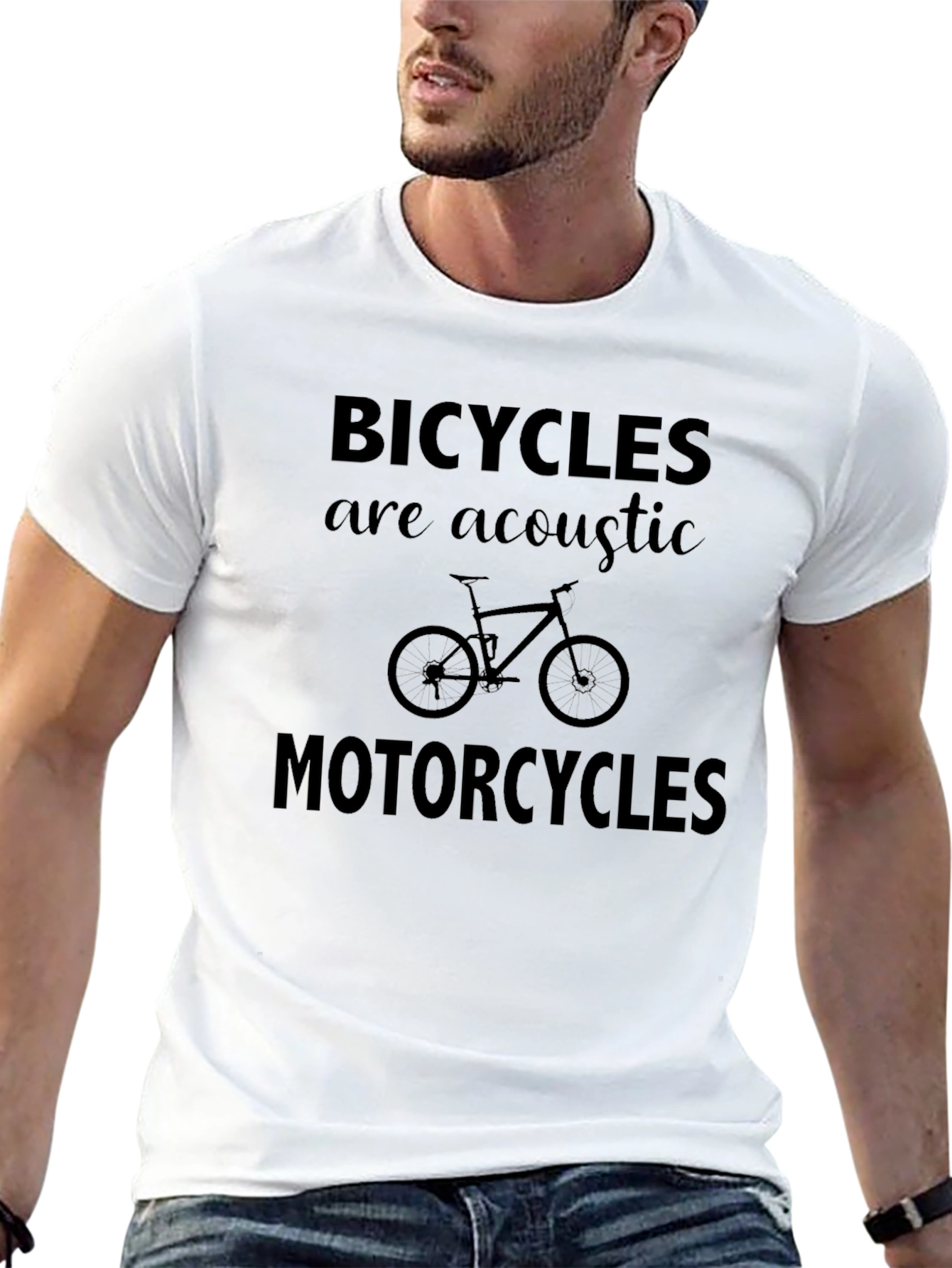Bicycles Are Acoustic Motorcycles T-Shirt