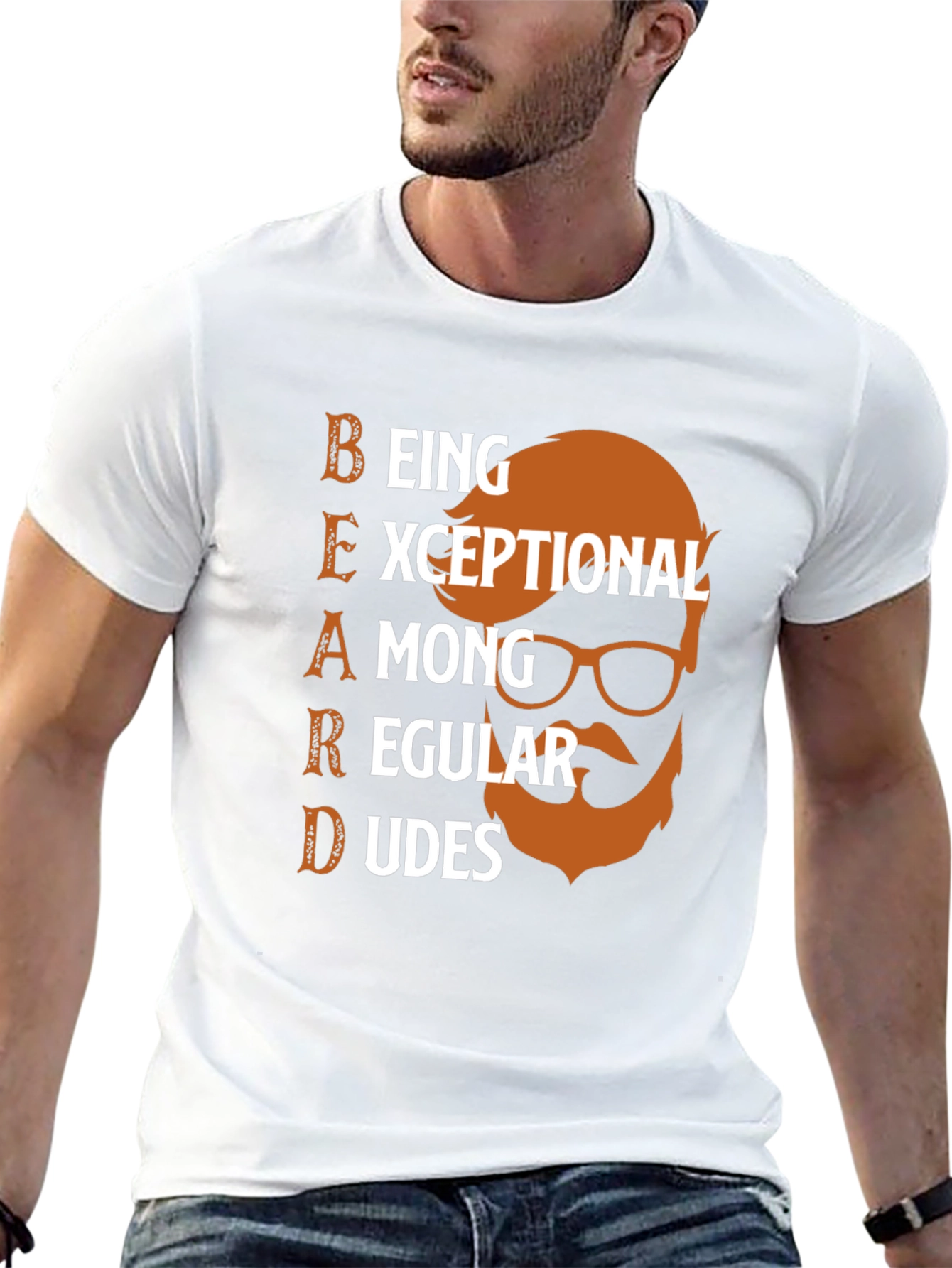 Beard Exceptional Among Regular Dudes Graphic T-Shirt