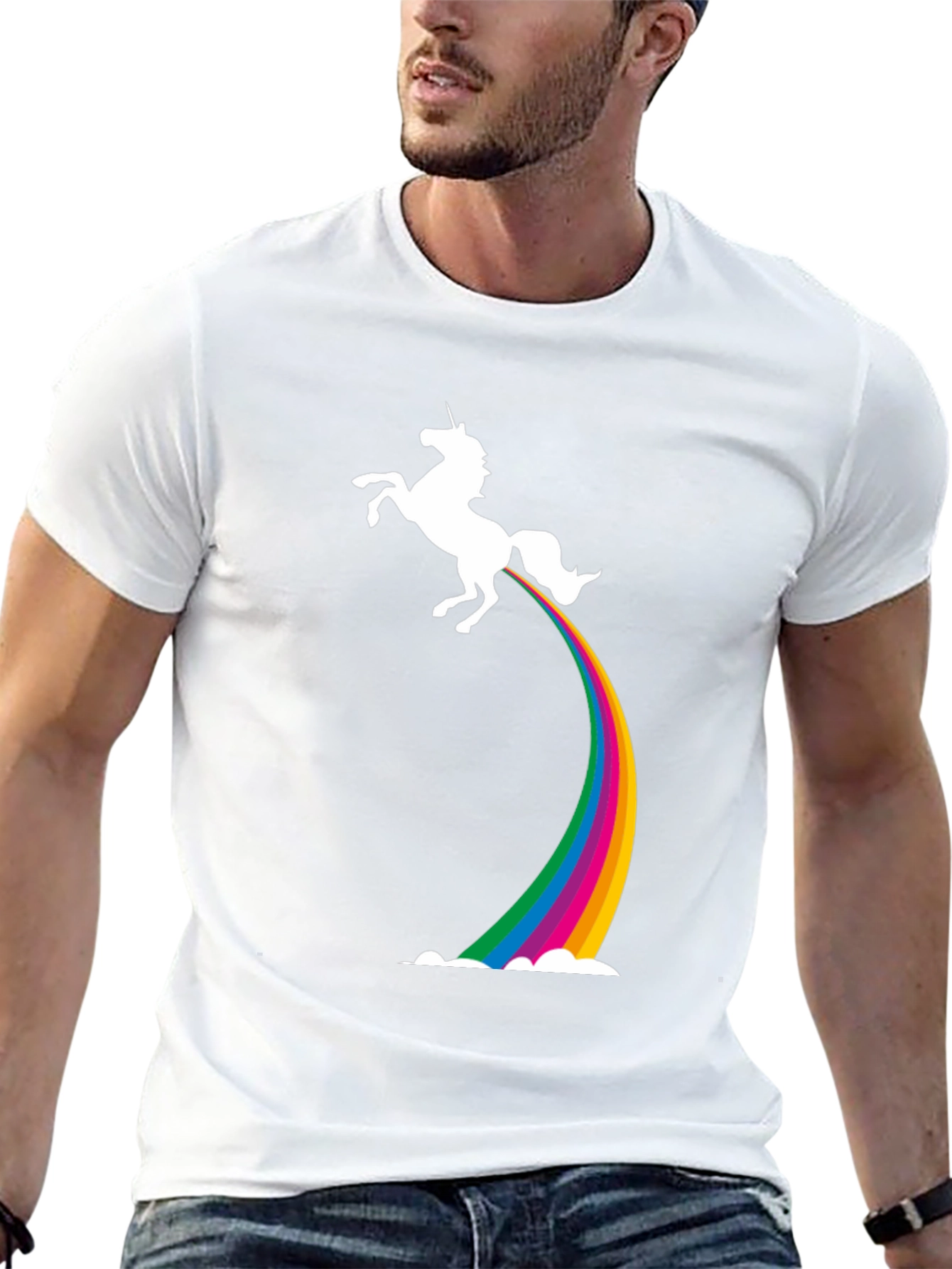 Unicorn Rainbow Humor T-Shirt