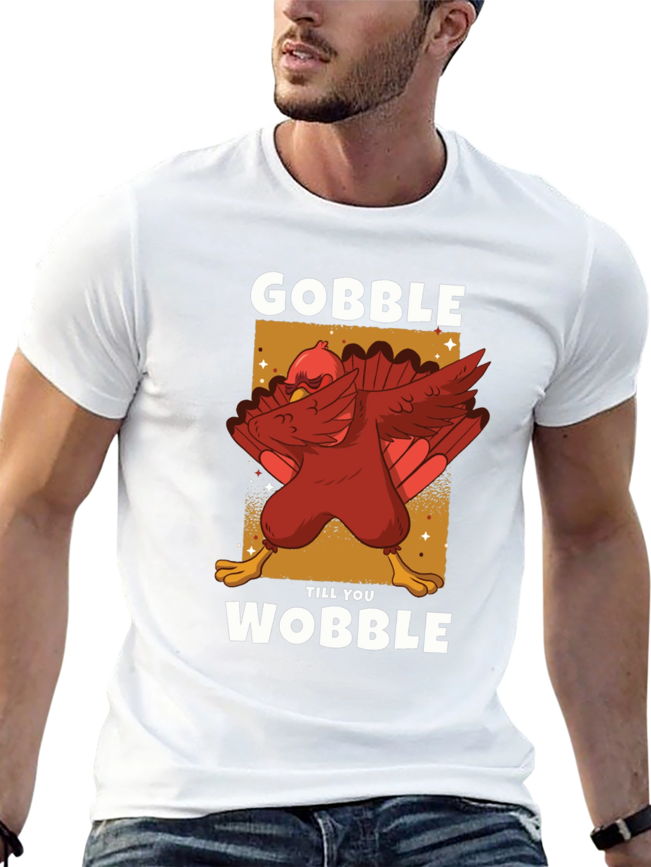 Gobble Till You Wobble Thanksgiving T-Shirt