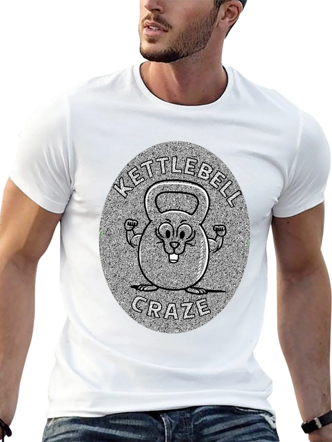 Kettlebell Craze T-Shirt - Fitness Novelty Tee