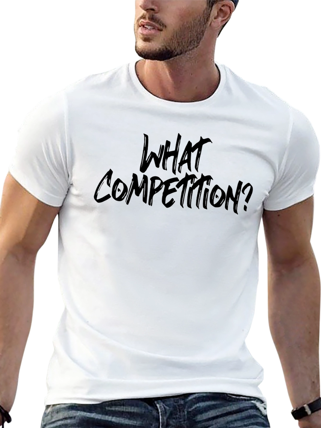 What Competition? Black Graphic Tee