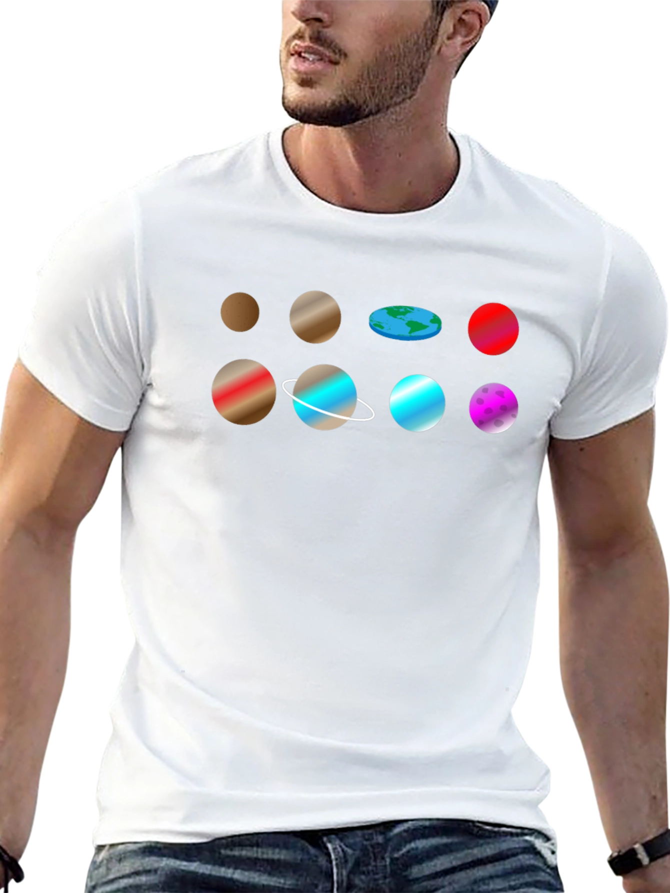Planets Graphic T-Shirt