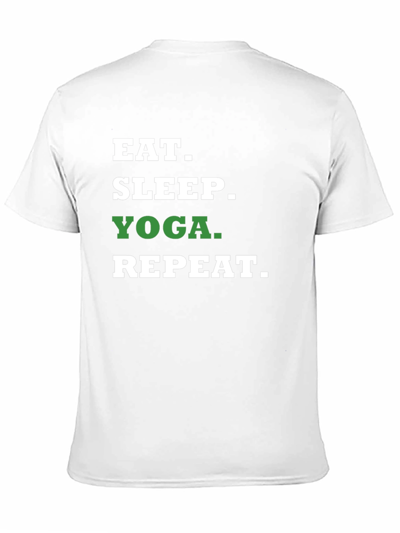 Eat Sleep Yoga Repeat Graphic Tee