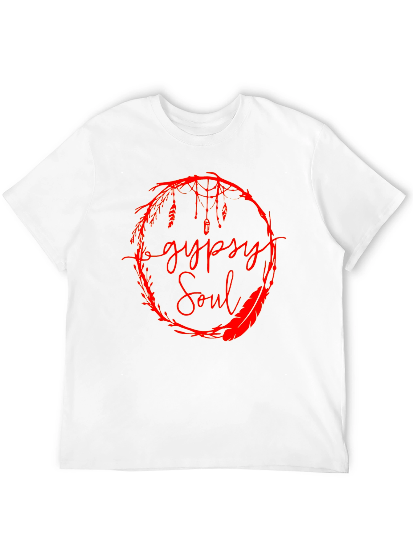 Gypsy Soul Graphic Tee - Stylish Mens Black T-Shirt