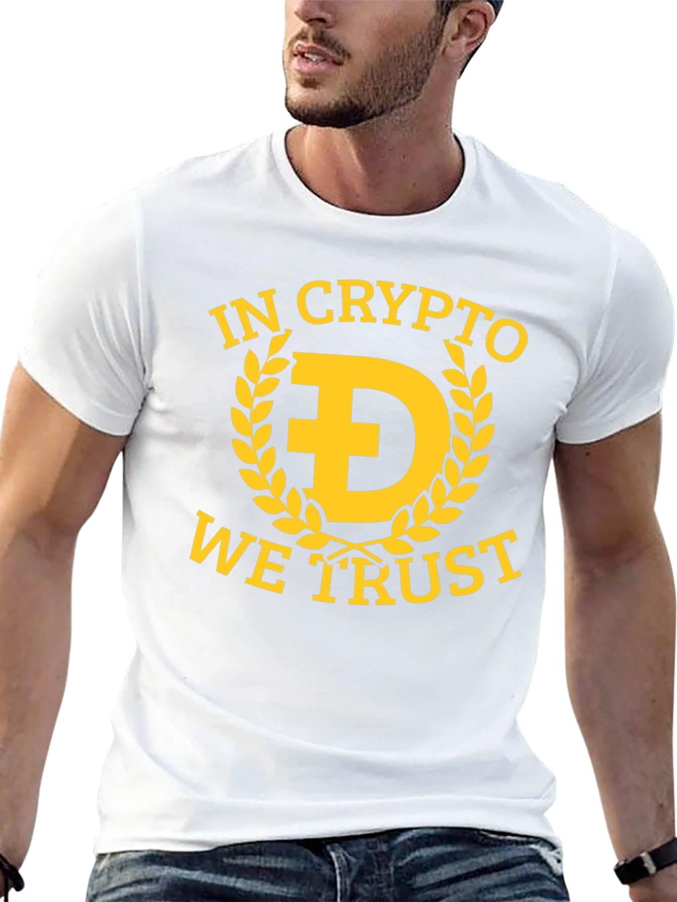 In Crypto We Trust T-Shirt - Dogecoin