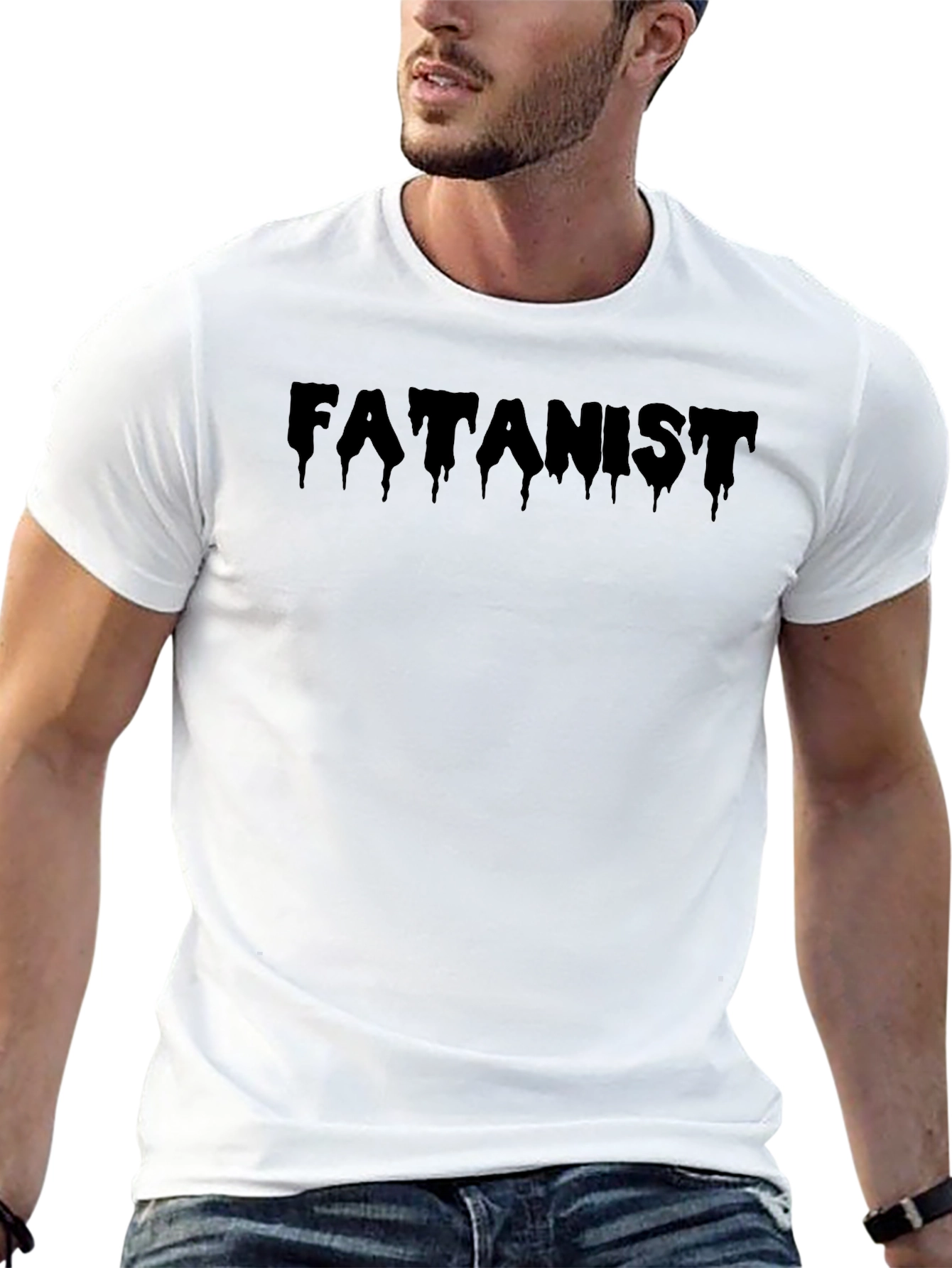 FATANIST Graphic T-Shirt - Black