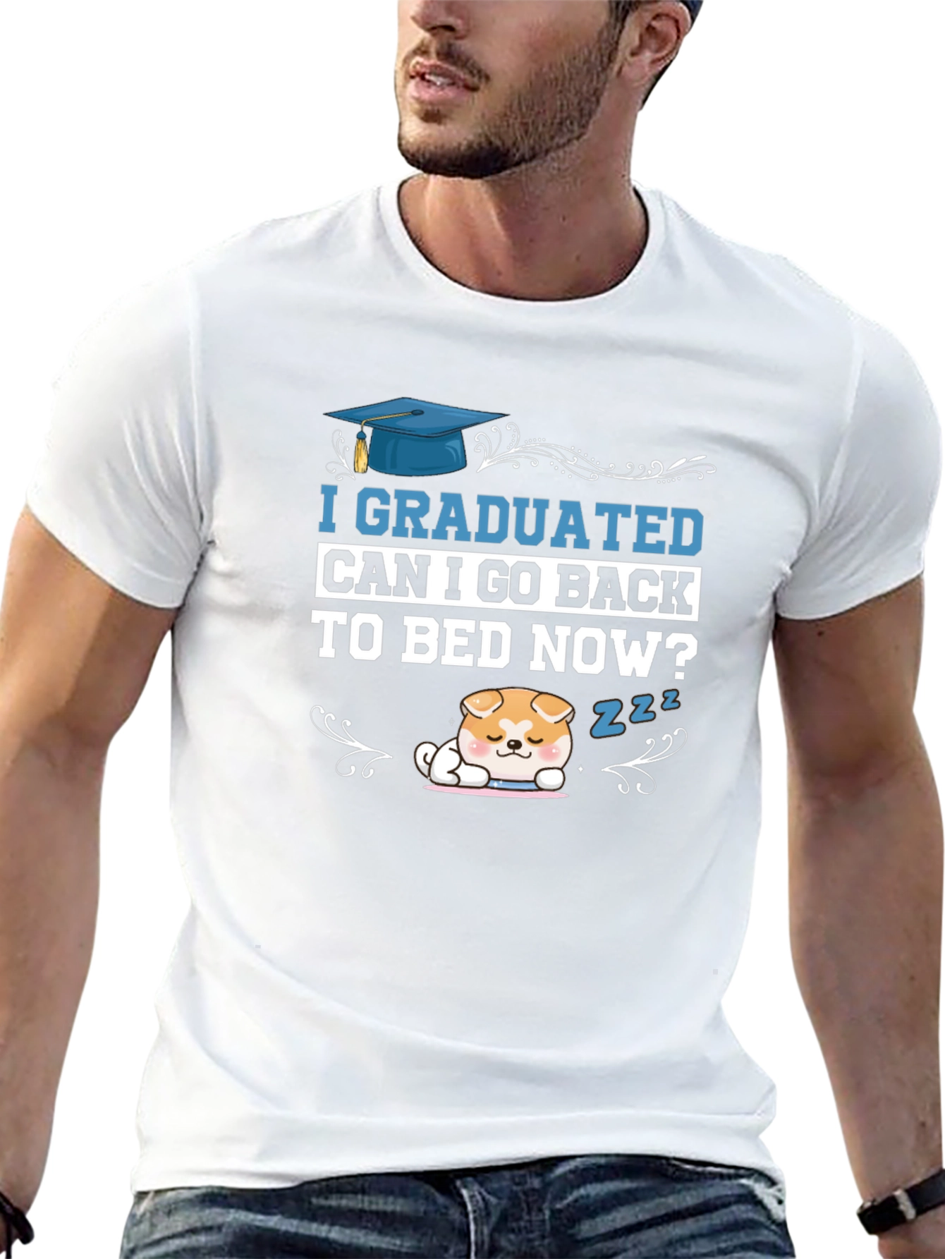 Graduated Can I Go Back To Bed T-Shirt
