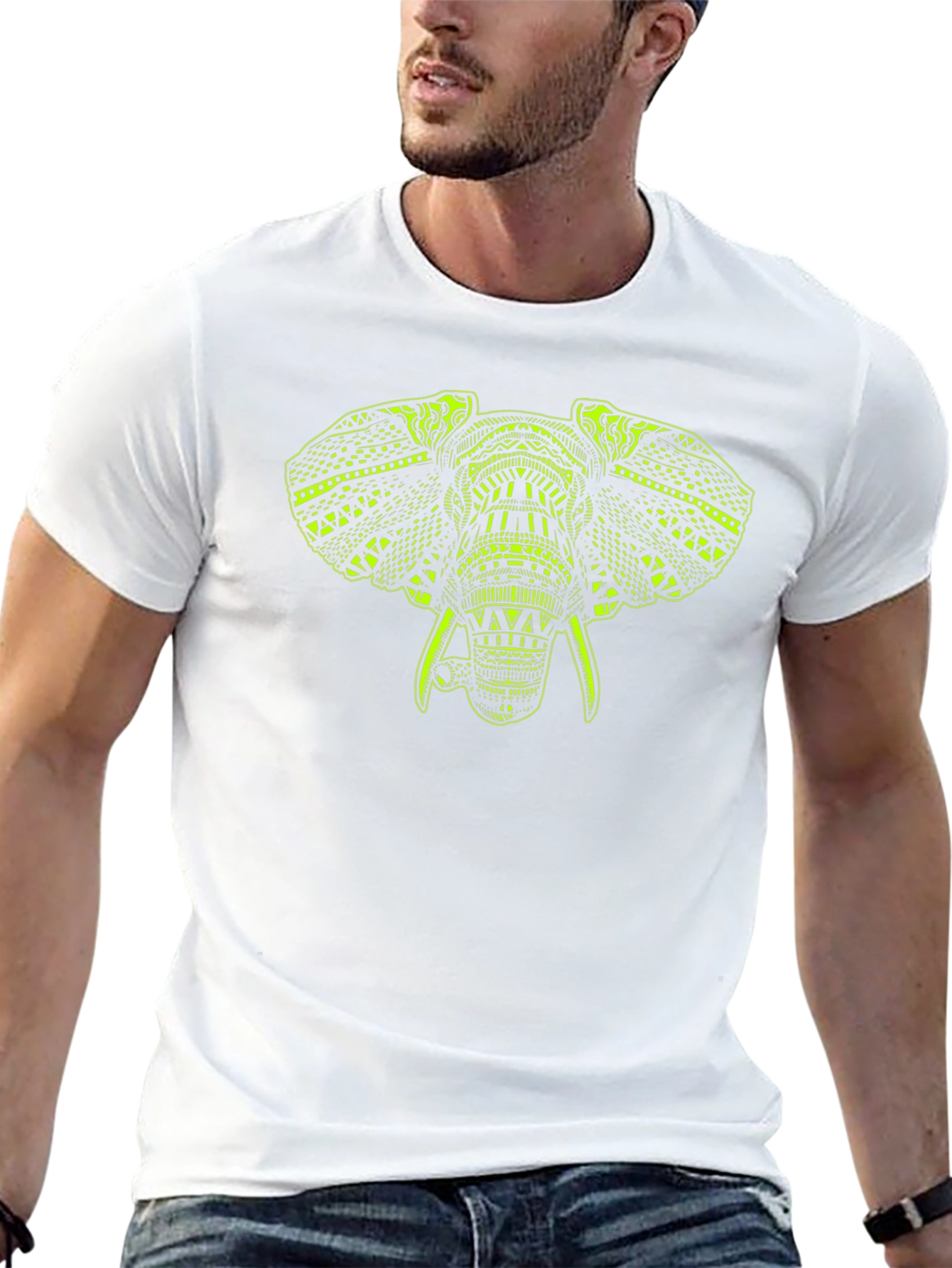 Elephant Graphic Tee - Unique Design