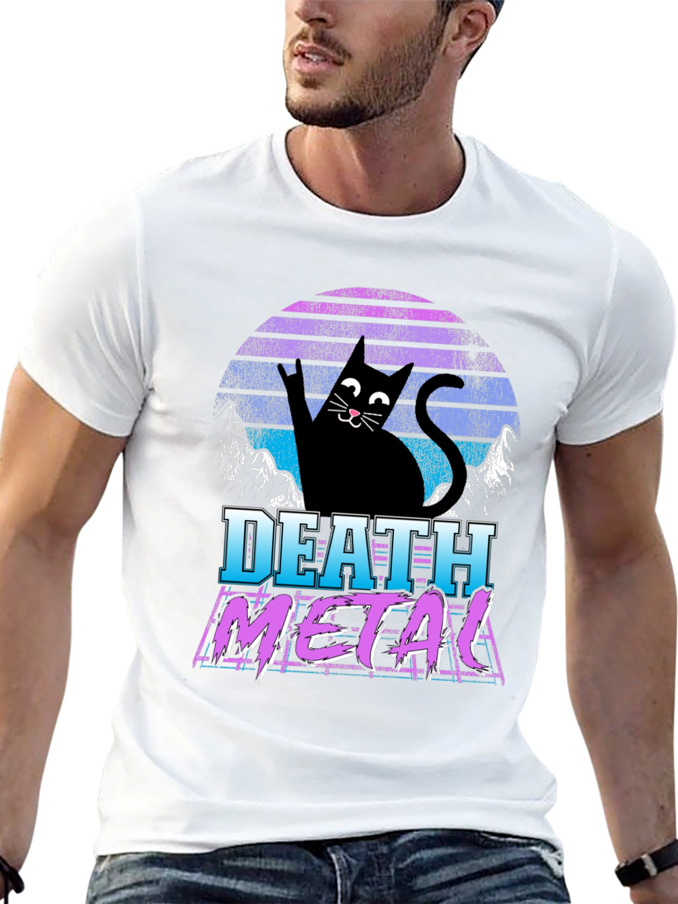 Death Metal Cat T-Shirt
