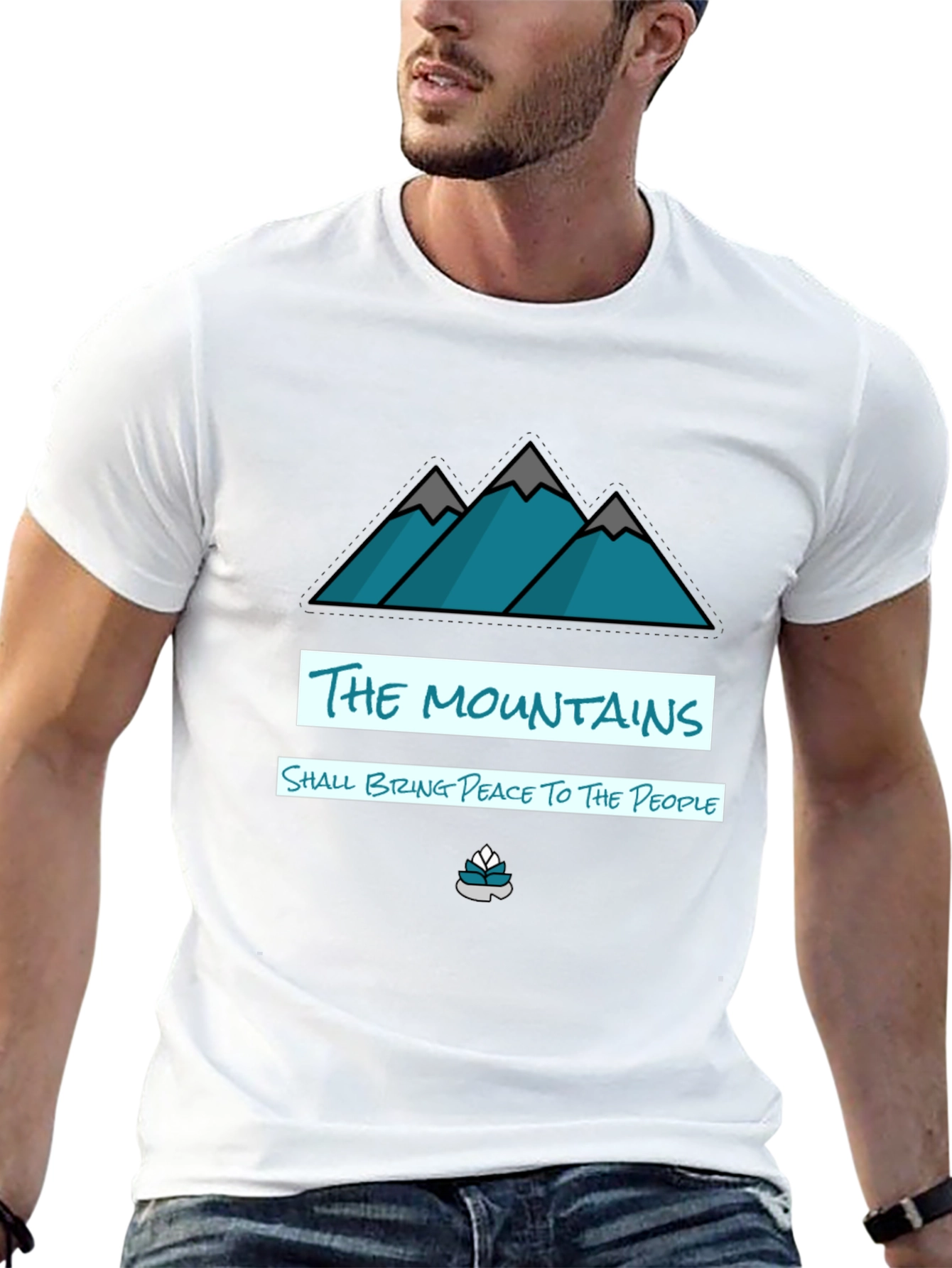 Mountains Peace Graphic Tee