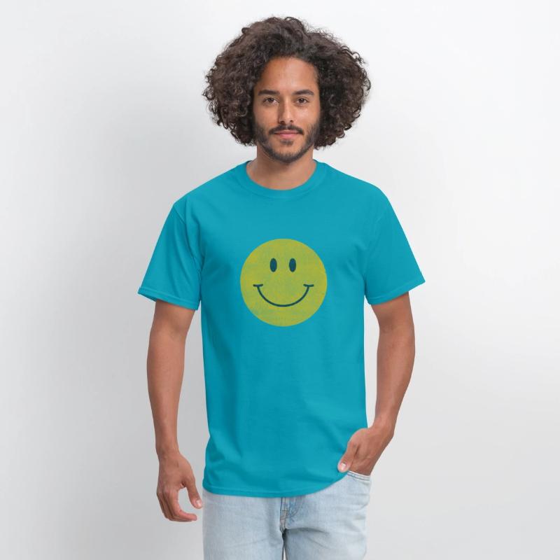Yellow Smile Happy Face 70S Aesthetic Print
