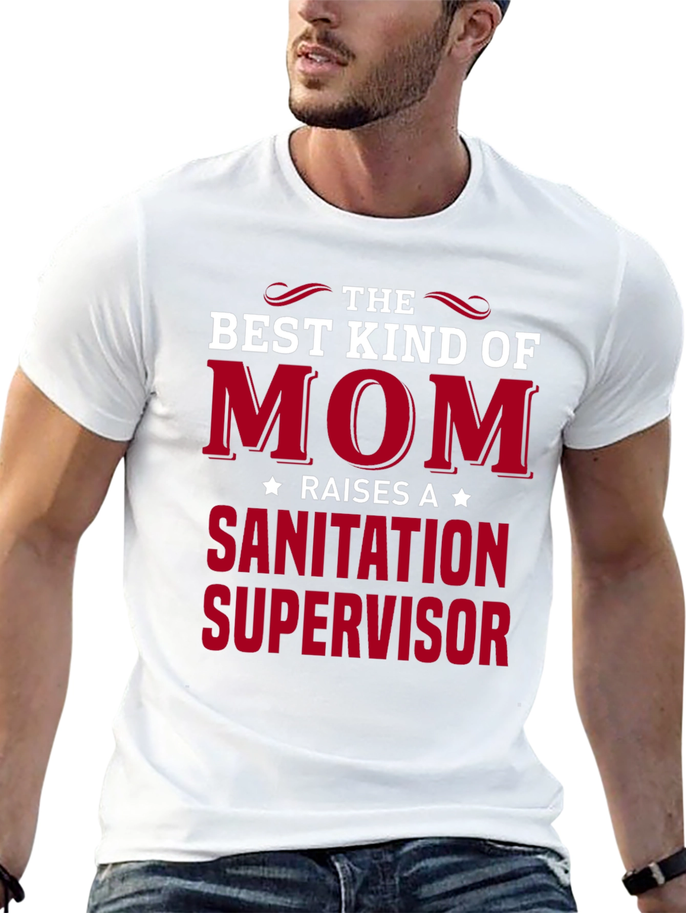 Best Kind of Mom Sanitation Supervisor Graphic Tee