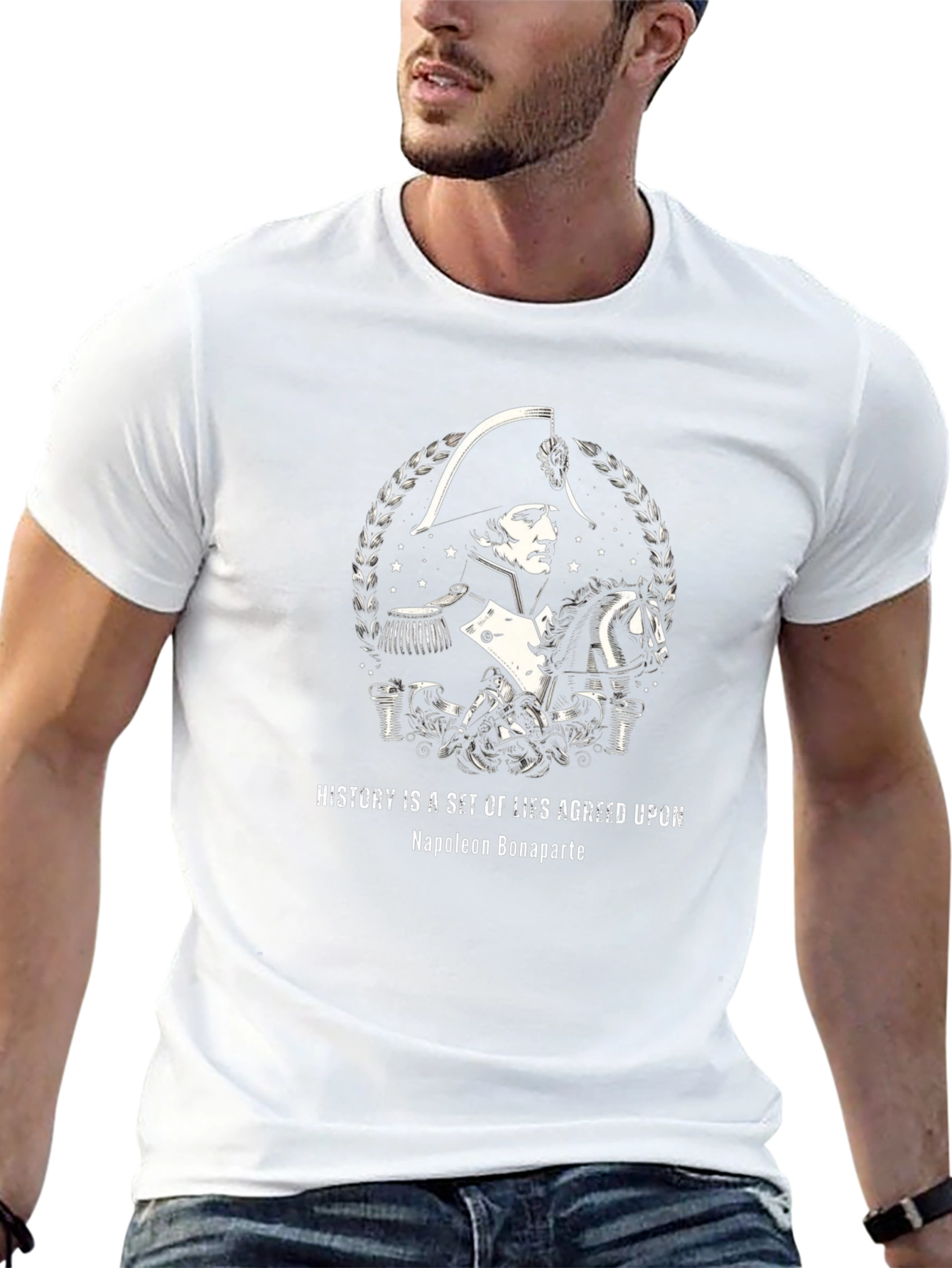 Napoleon Bonaparte Graphic Tee - History Quote T-Shirt