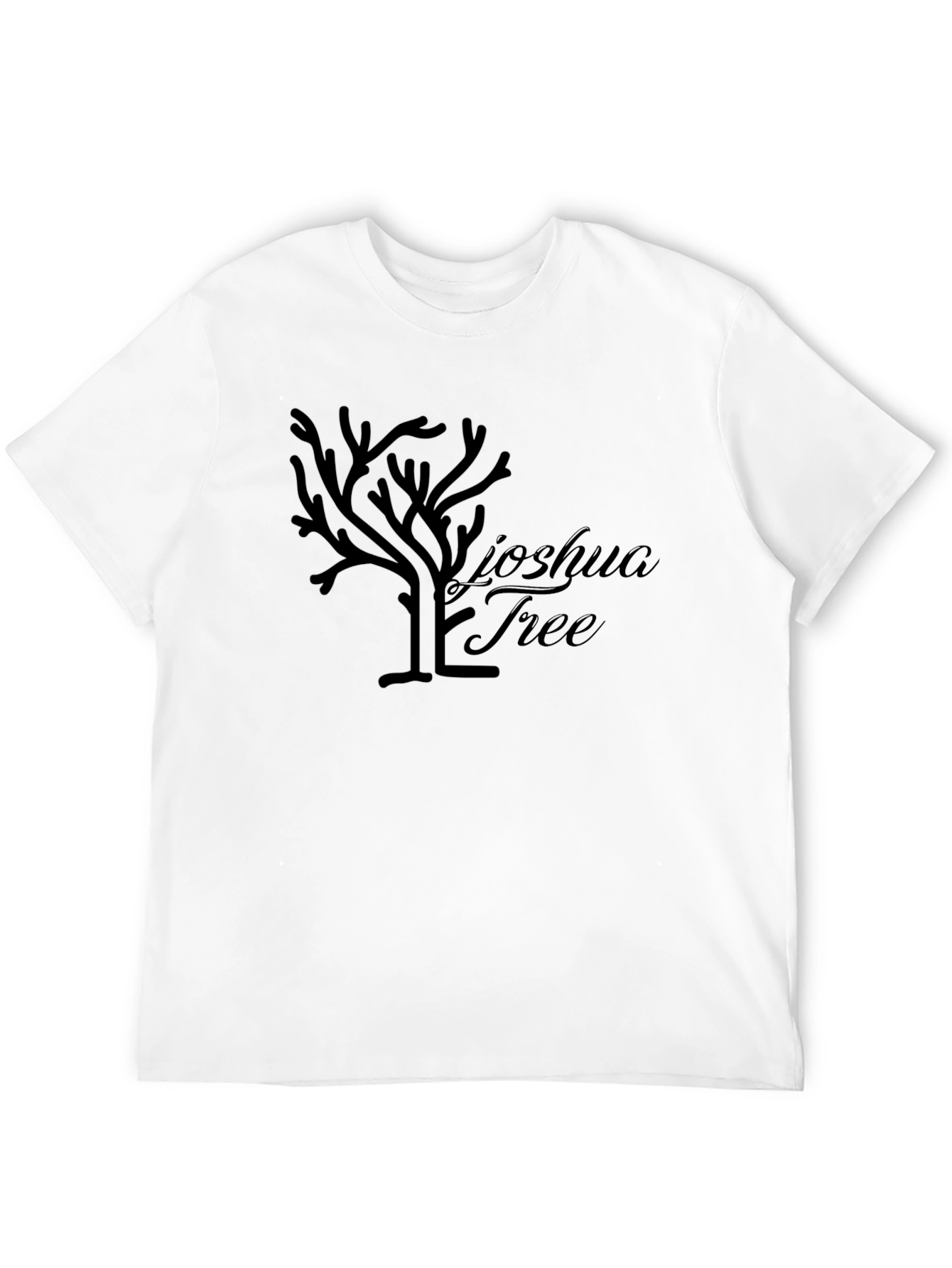 Joshua Tree Graphic Tee - Classic Black Cotton T-Shirt