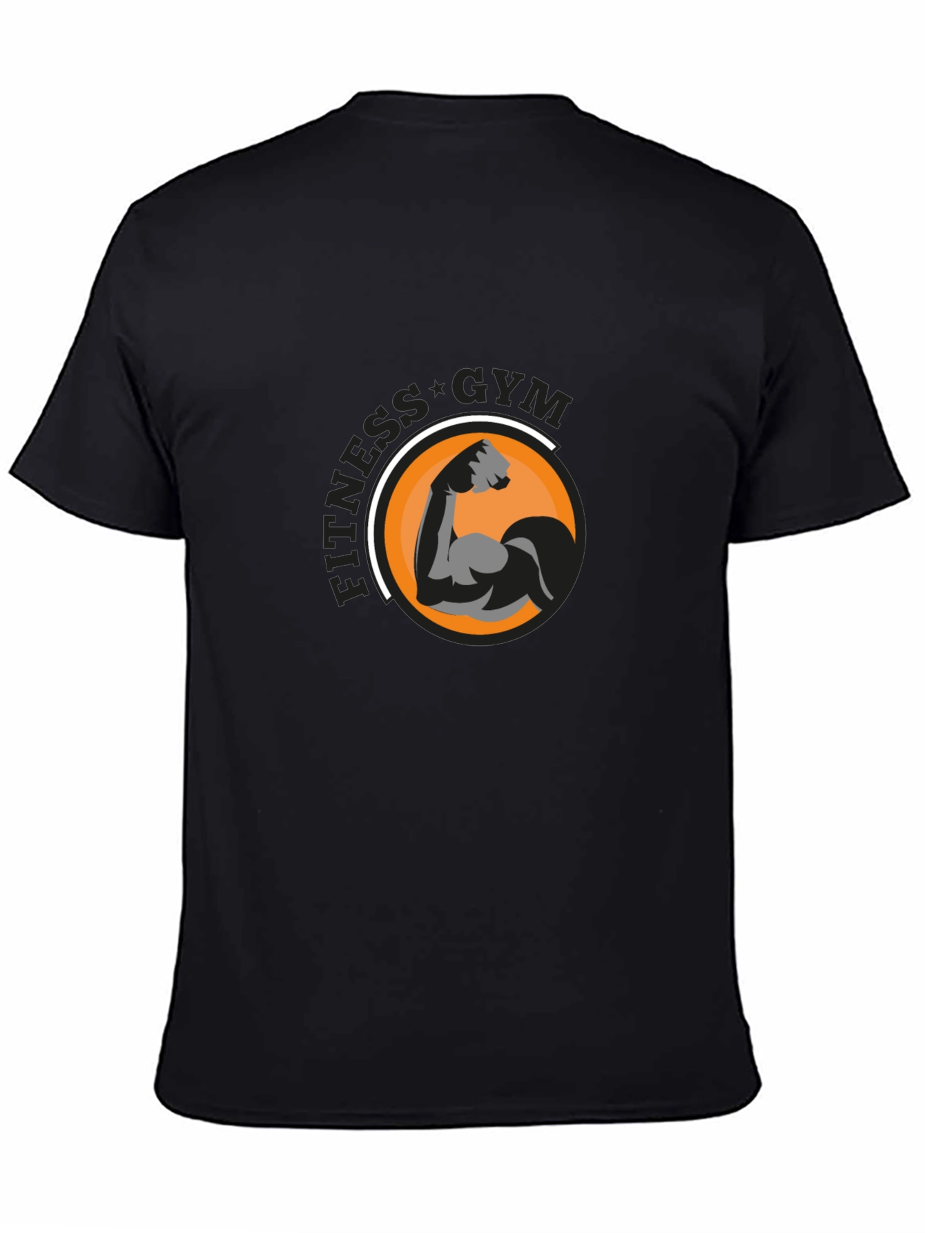 Fitness Gym Graphic T-Shirt - Black