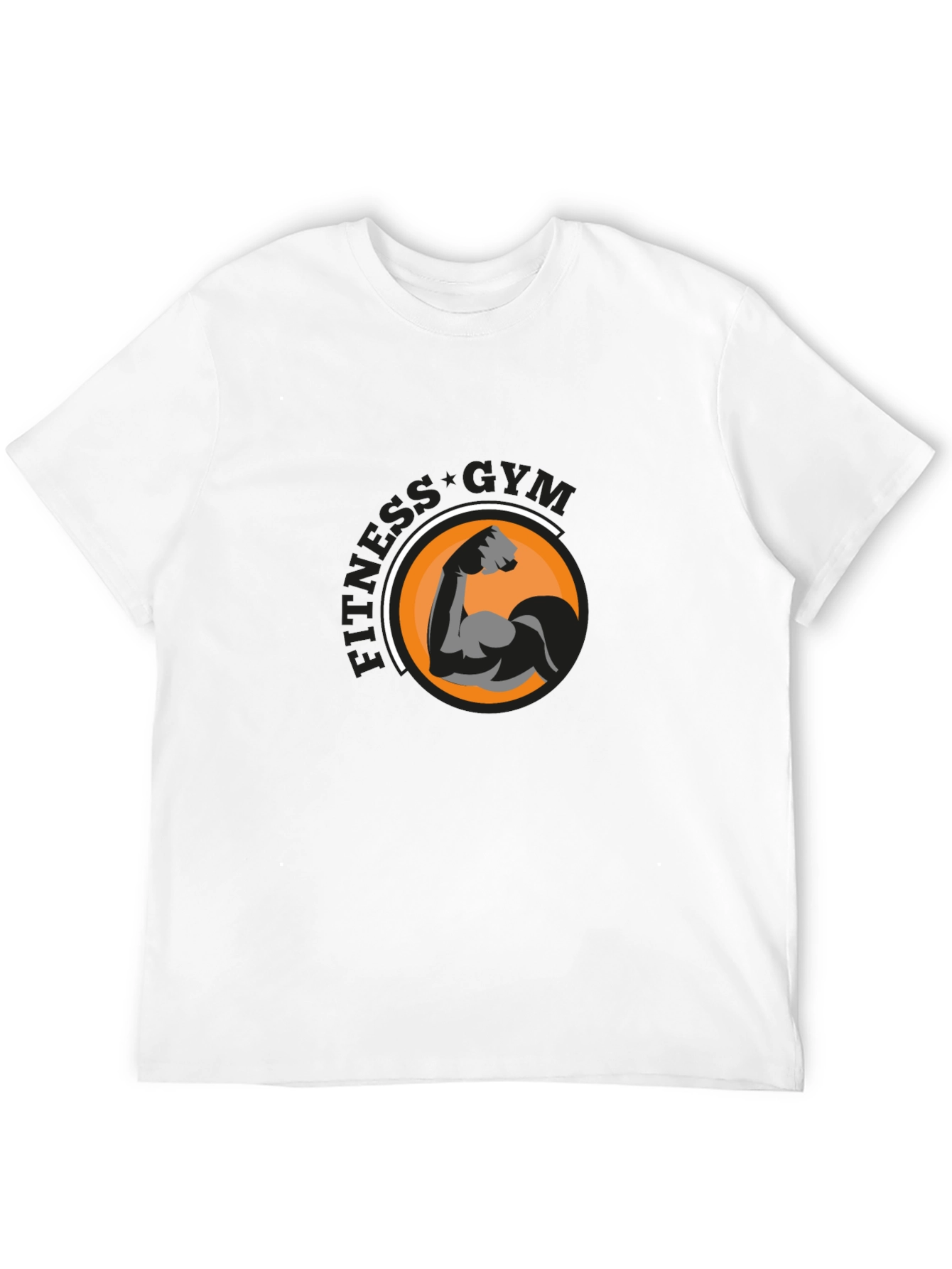 Fitness Gym Graphic T-Shirt - Black