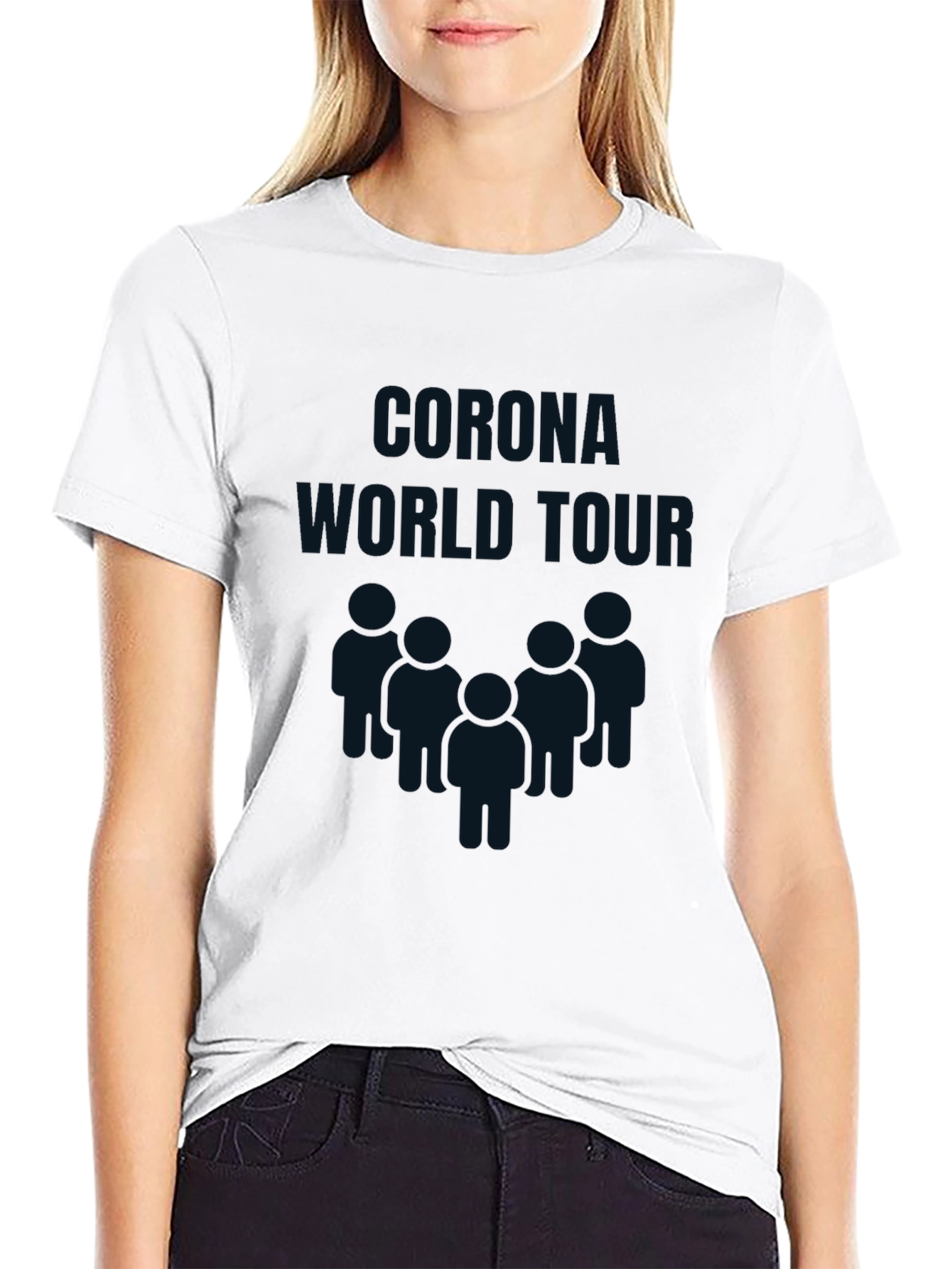 Corona World Tour Black T-Shirt