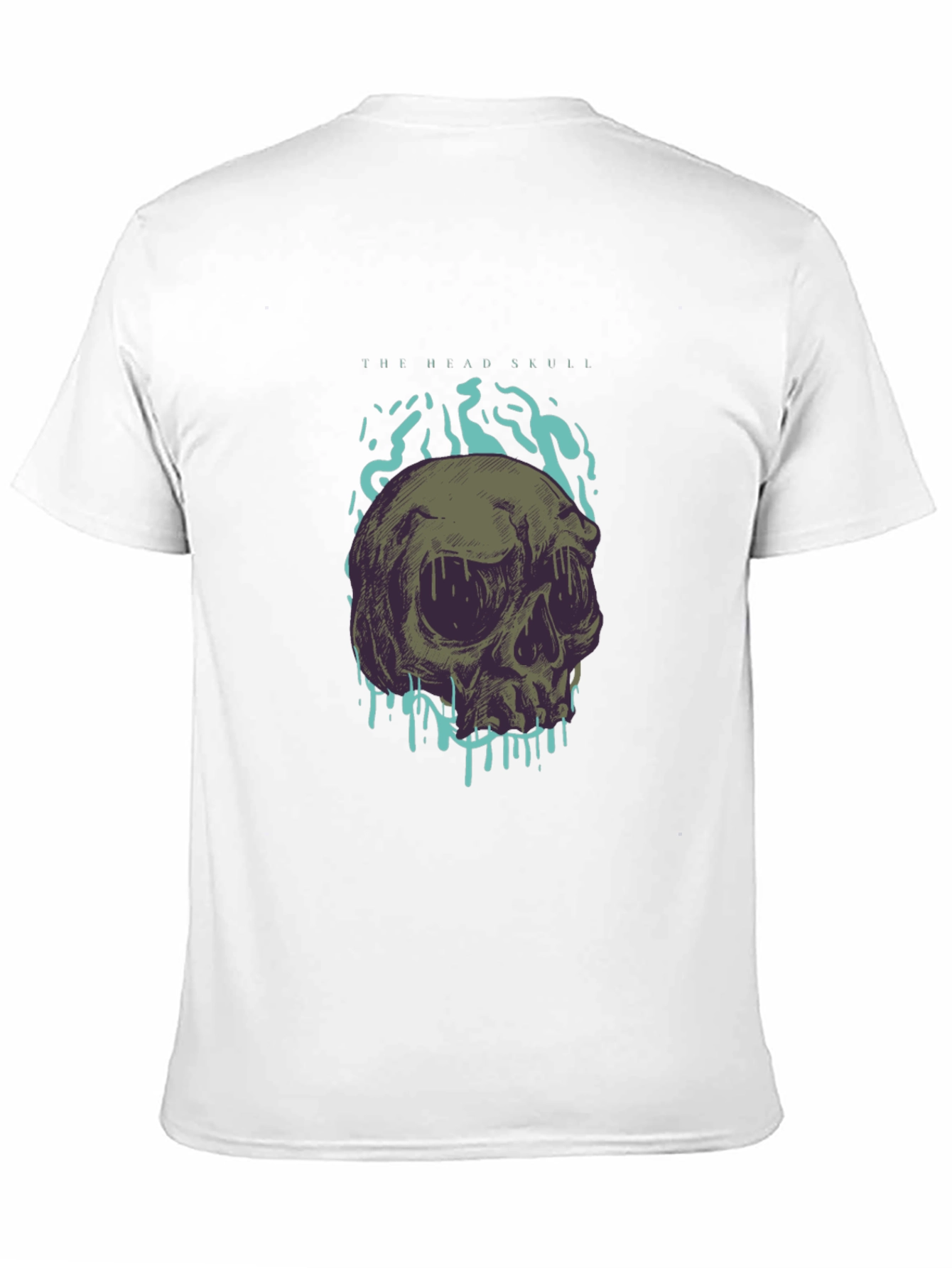 Skull Graphic T-Shirt - The Head Skull Design