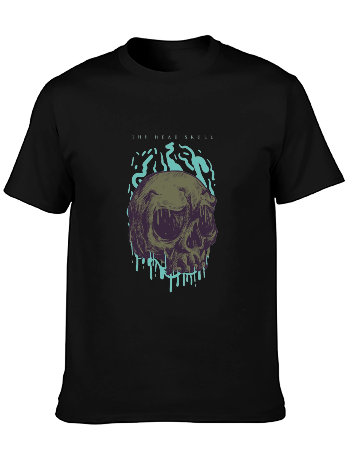 Skull Graphic T-Shirt - The Head Skull Design